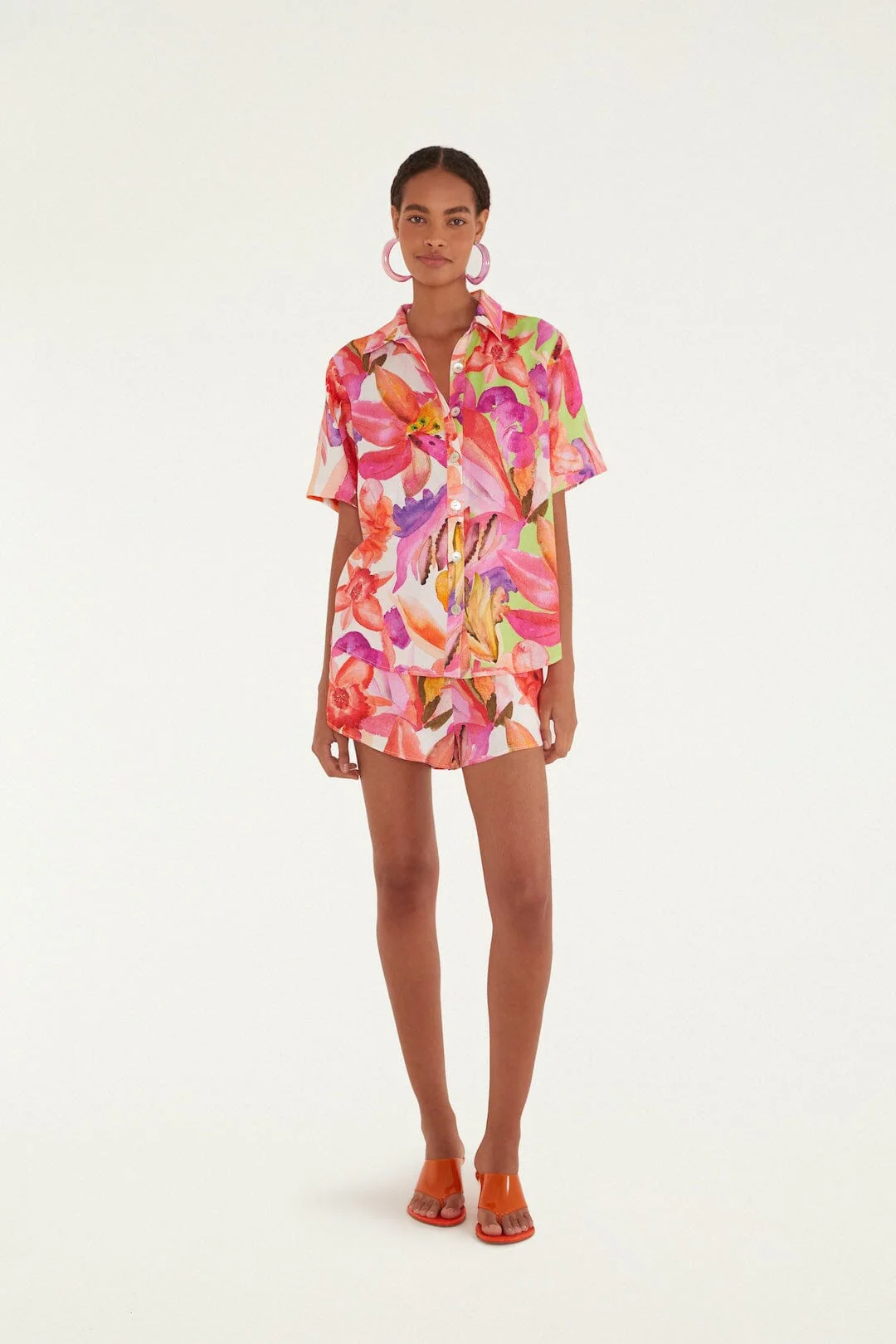 Multicolor Artsy Flora Shirt - Image 4