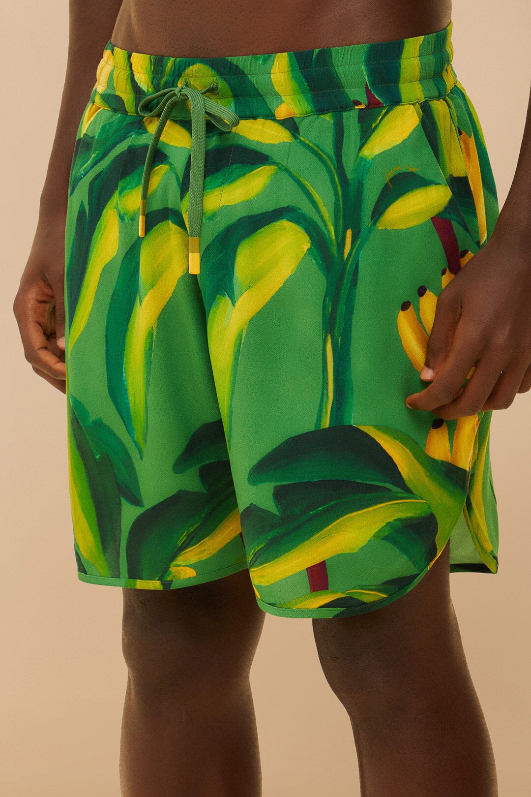 Green Banana Aquarela  Shorts - Image 2