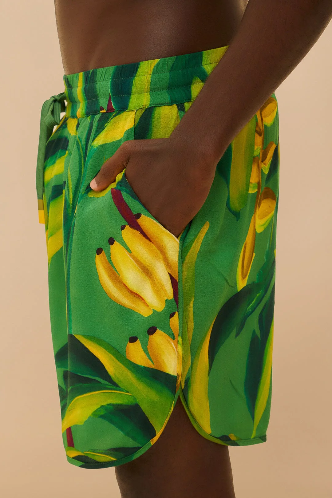 Green Banana Aquarela  Shorts - Image 4