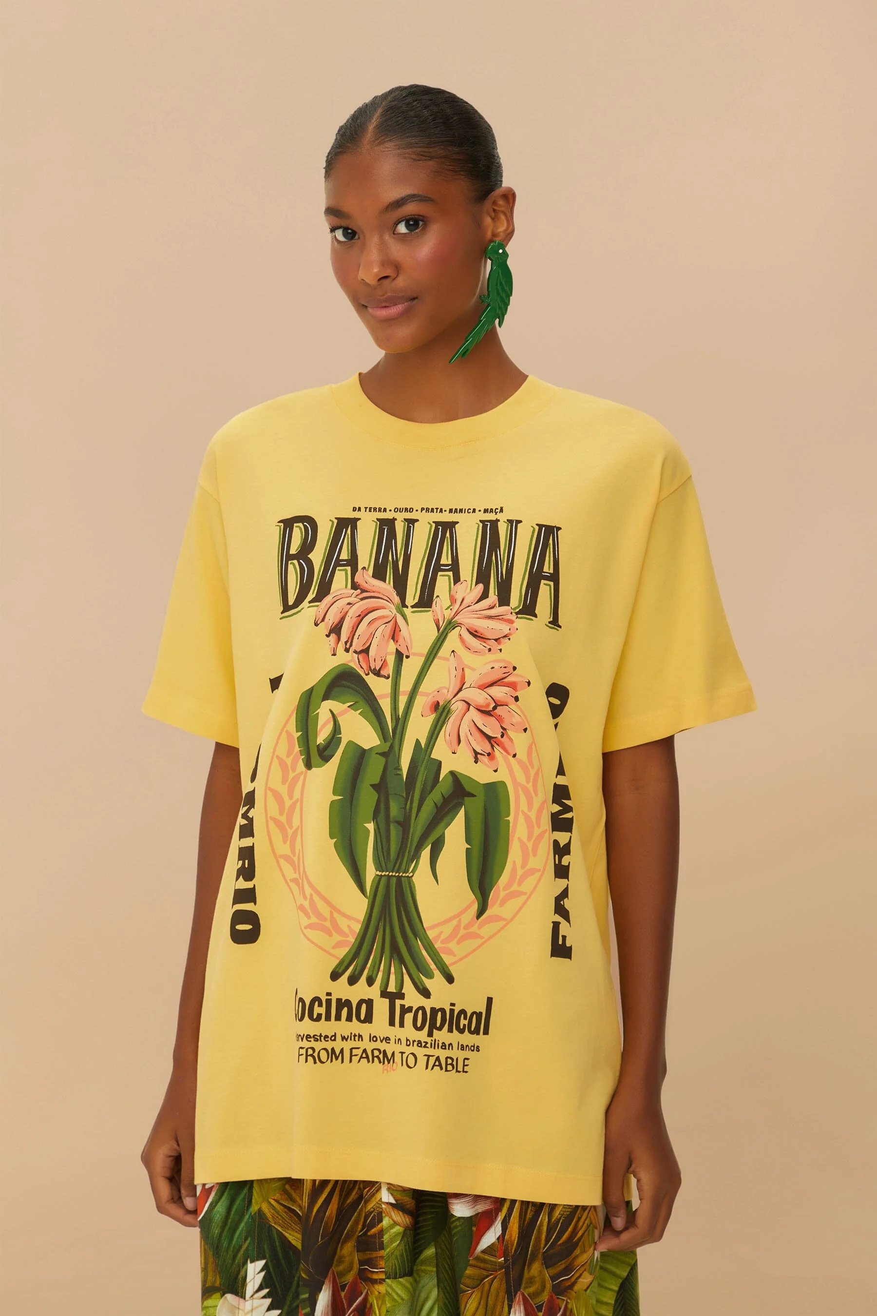 Yellow Banana Cocina Relaxed T-Shirt