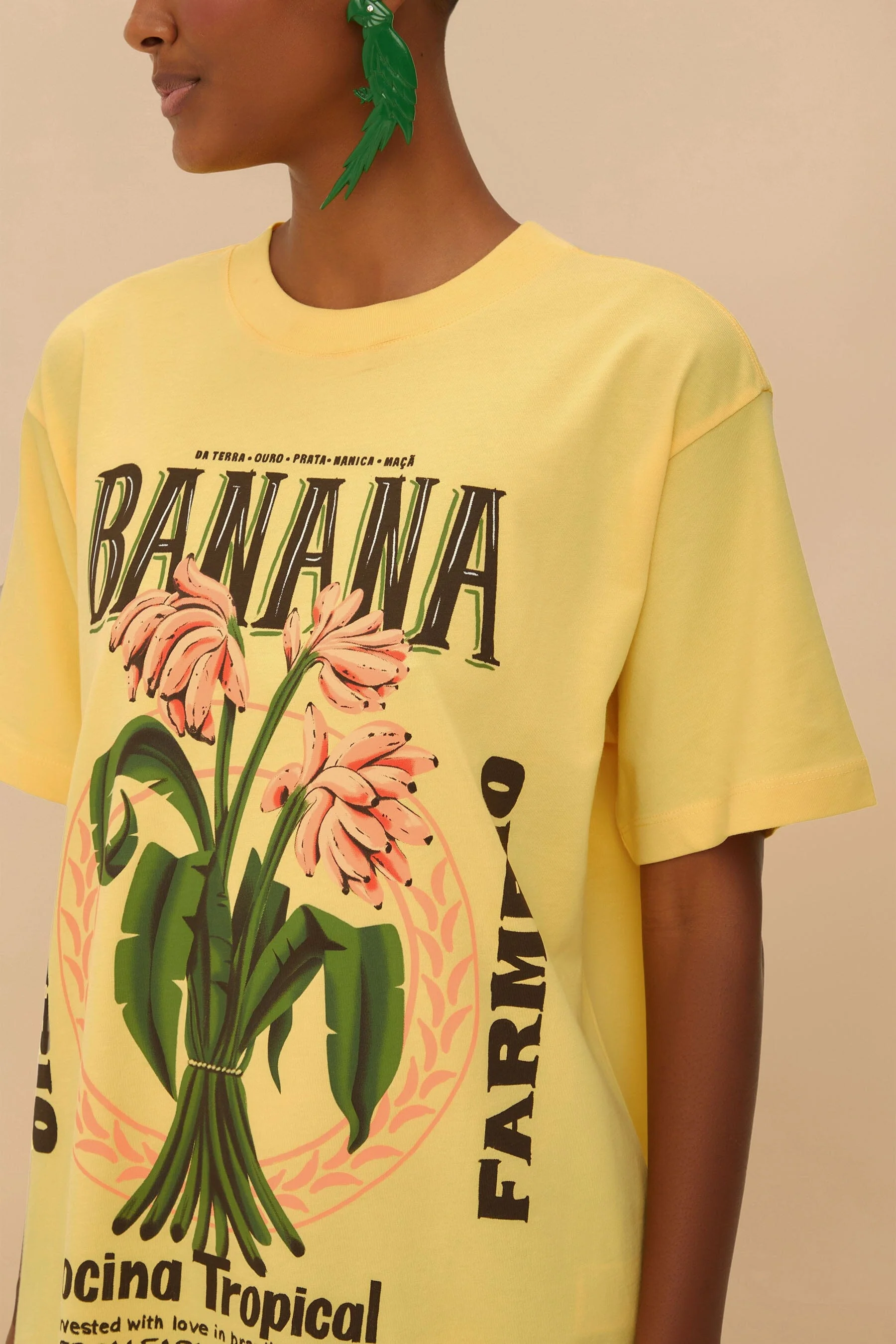 Yellow Banana Cocina Relaxed T-Shirt - Image 2