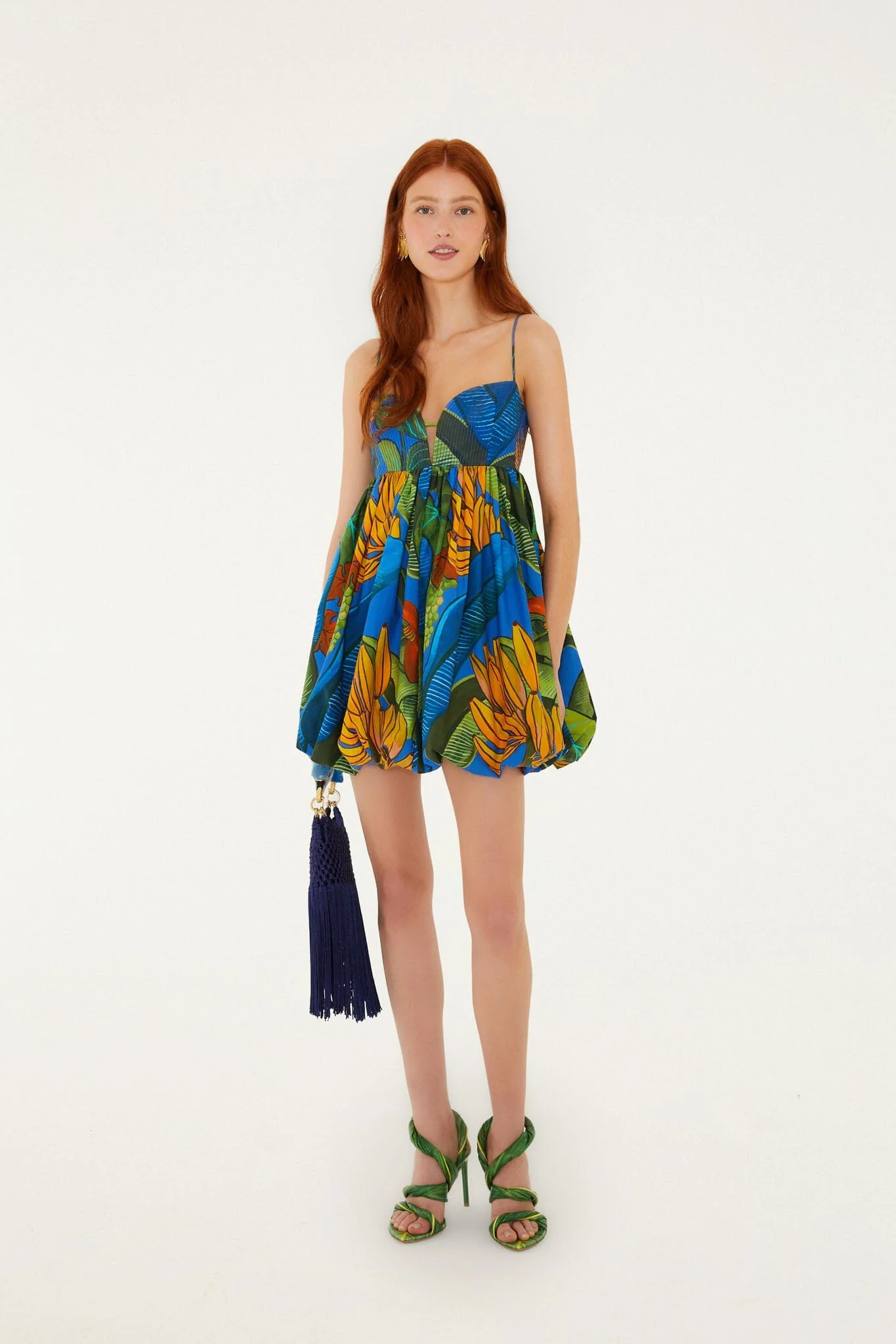 Blue Banana Grapes Sleeveless  Mini Dress - Image 4