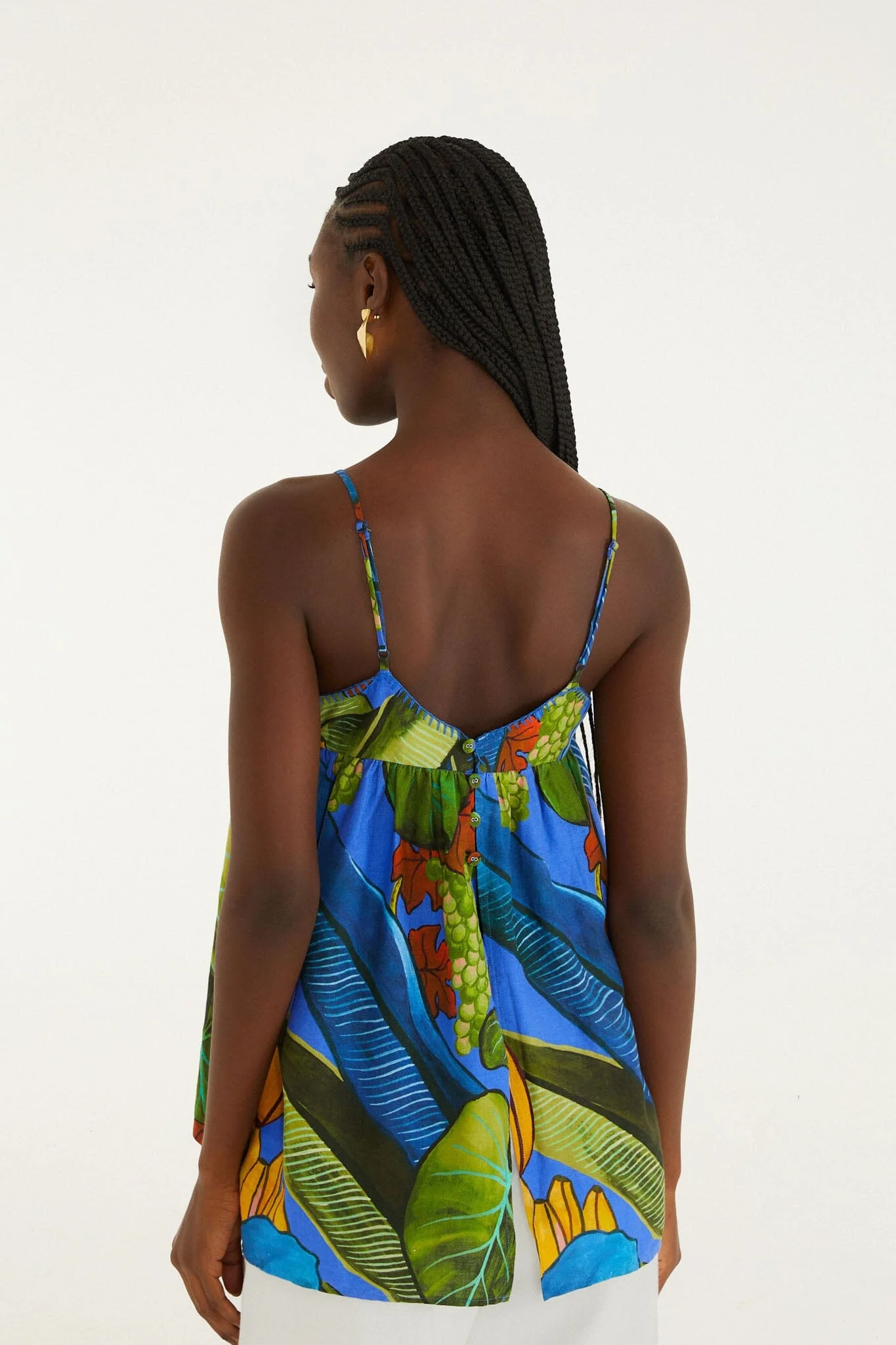 Blue Banana Grapes Blouse - Image 3