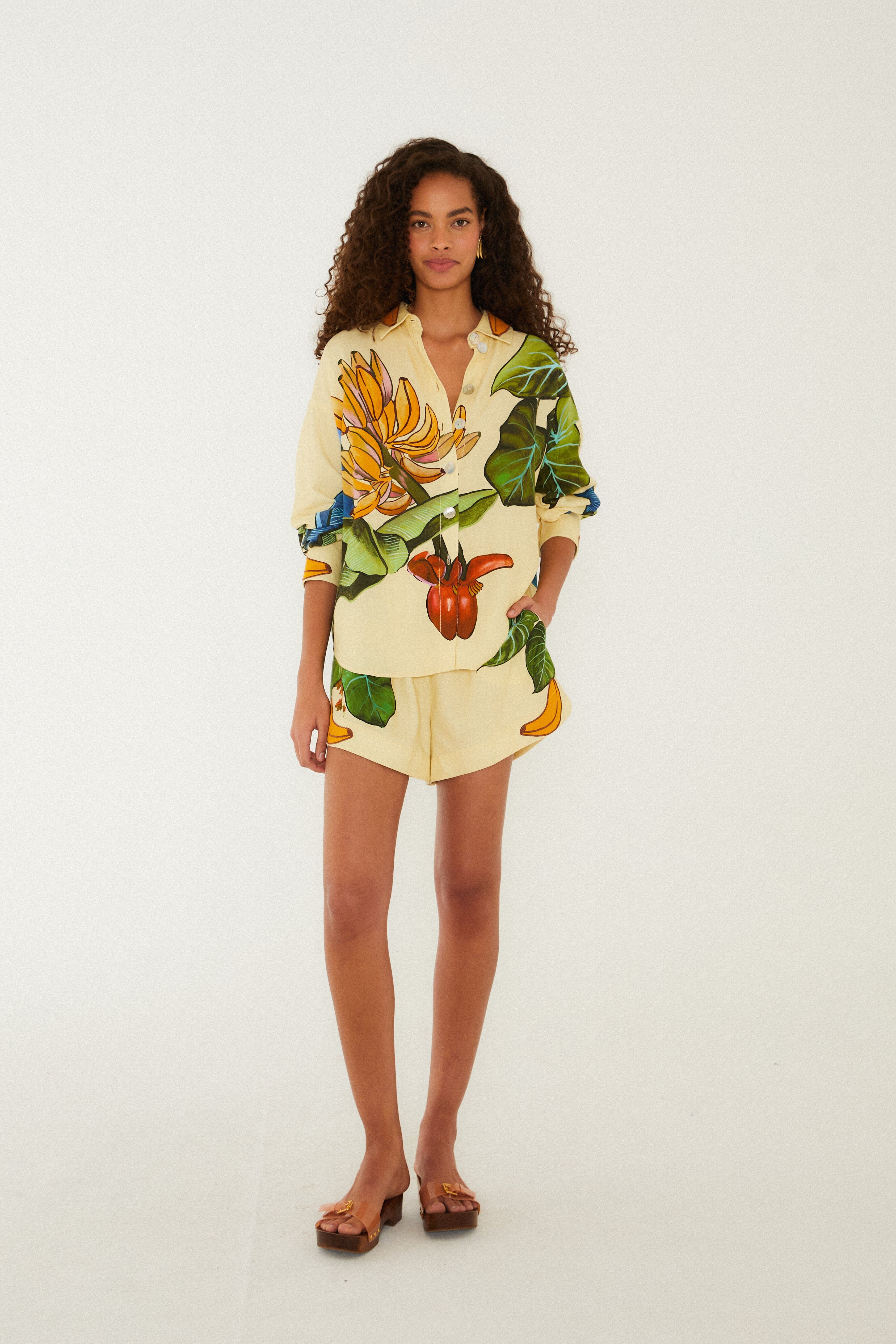 Yellow Banana Grapes Shirt - Image 2