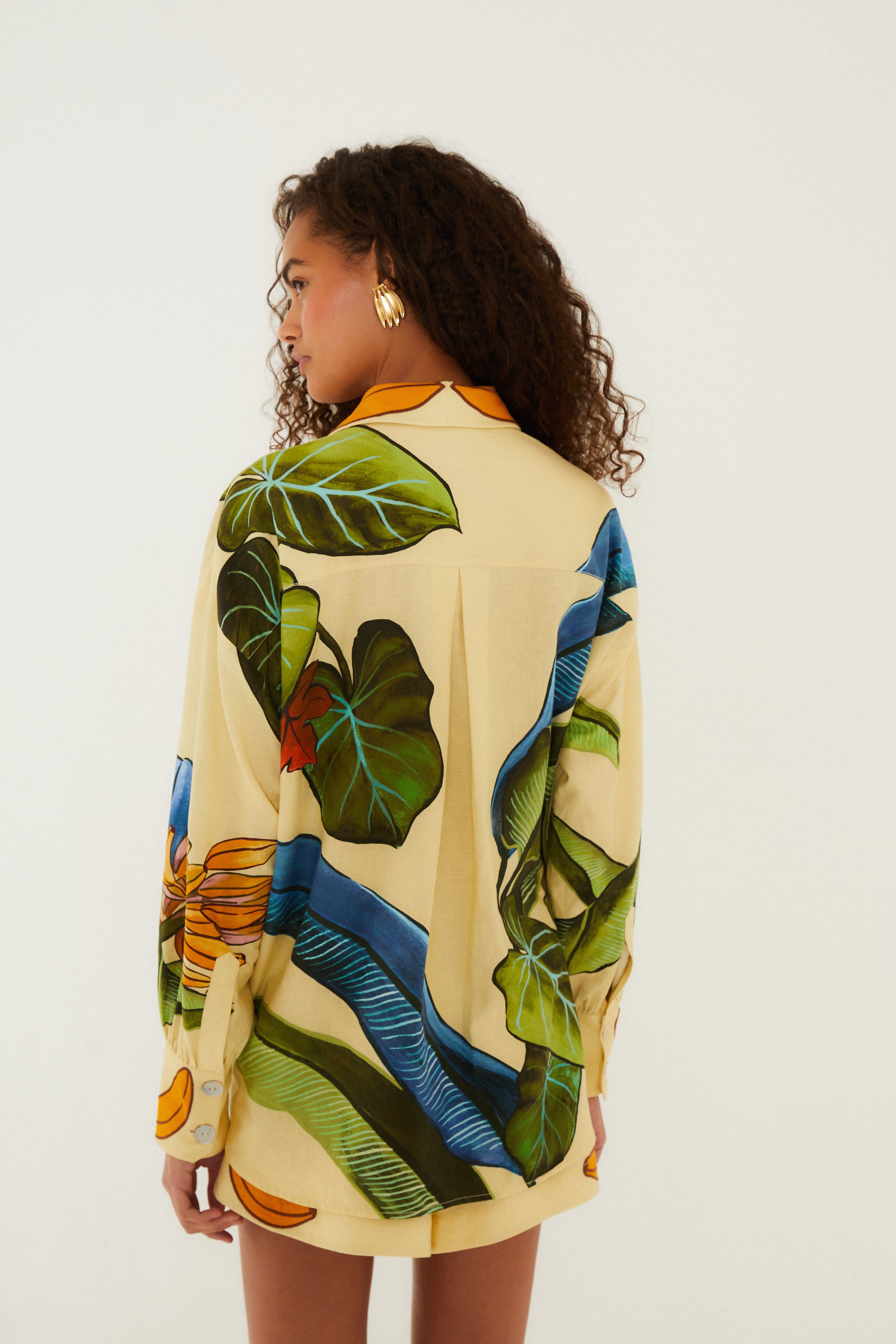 Yellow Banana Grapes Shirt - Image 3