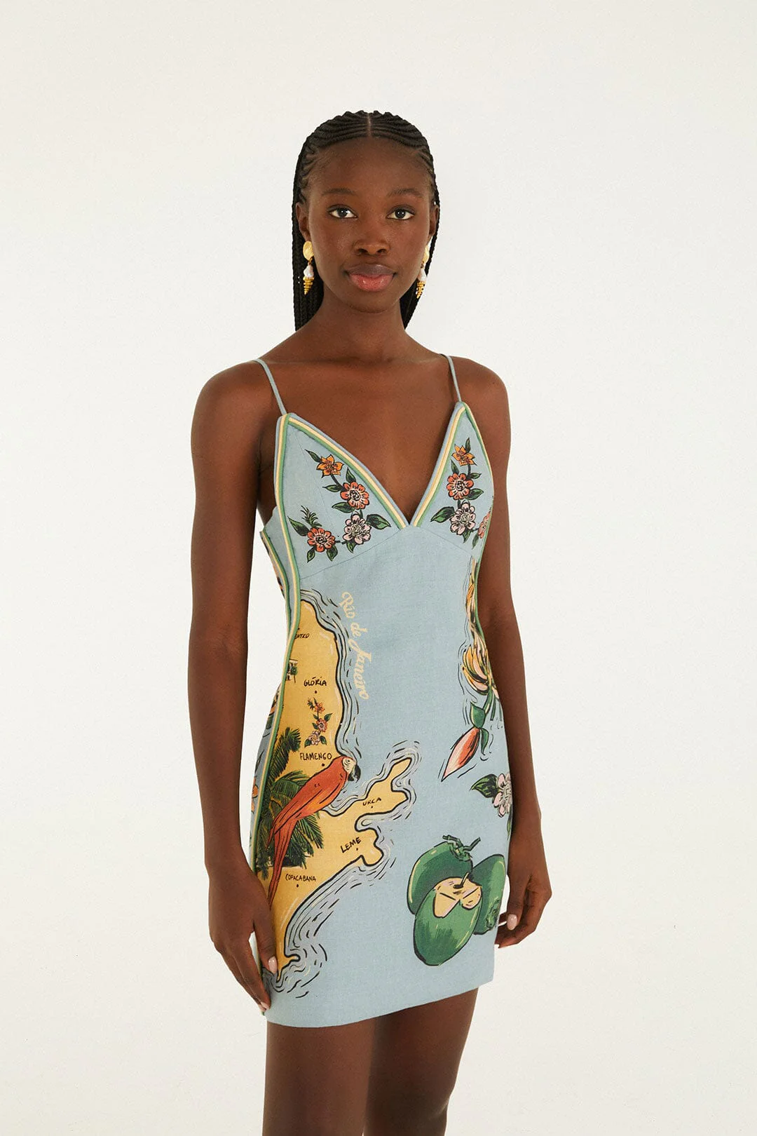 Blue Beaches Path Ballon Mini Dress - Image 4