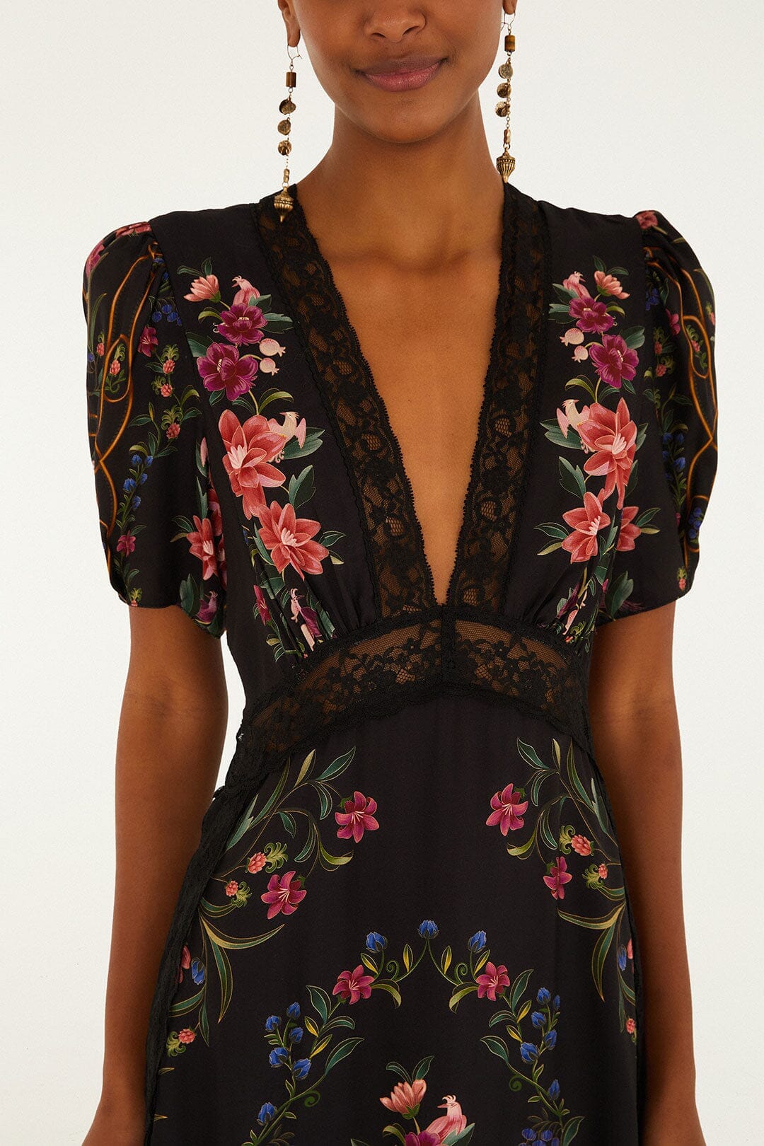 Black Belle Garden  Maxi Dress - Image 3