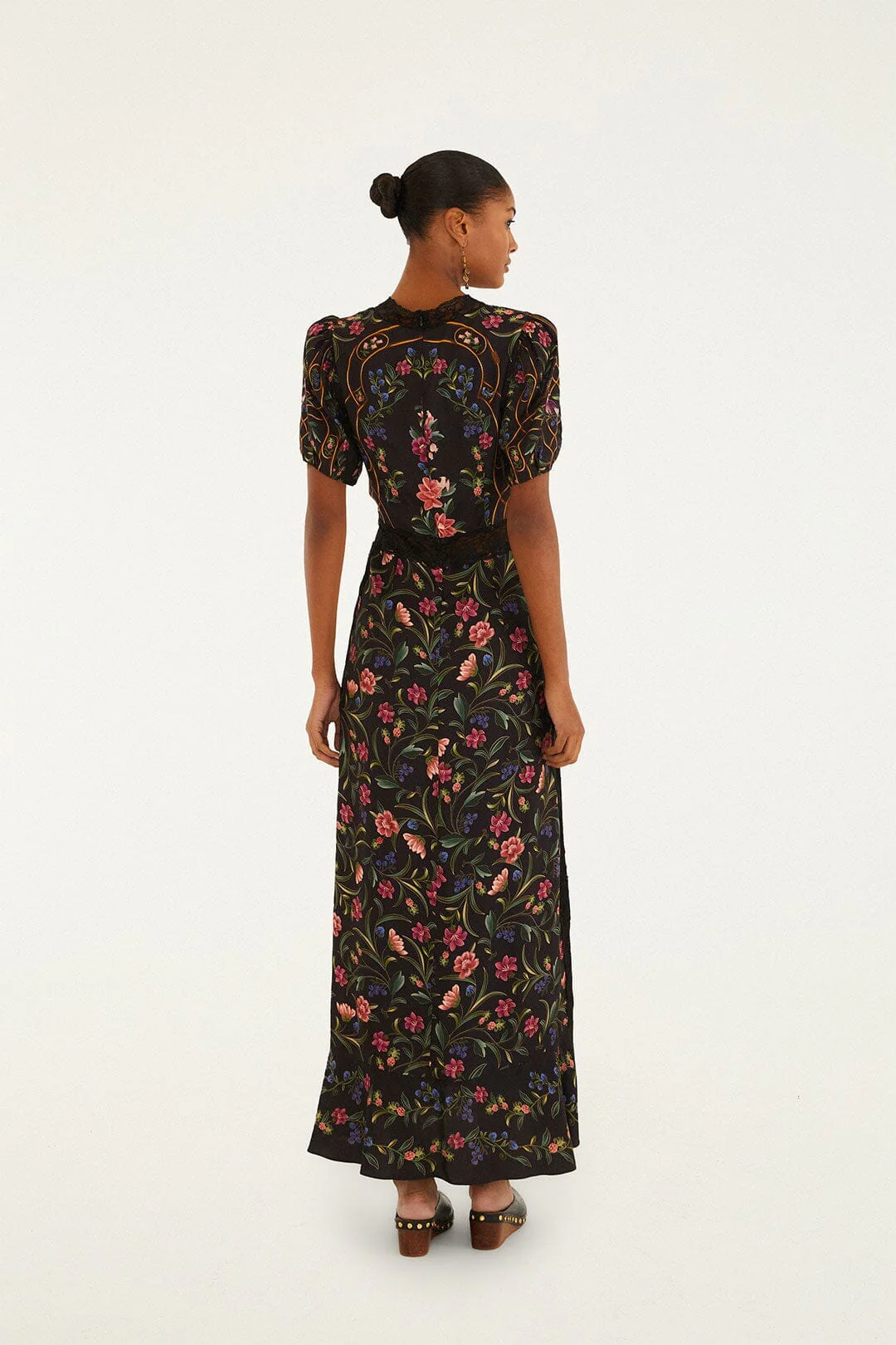 Black Belle Garden  Maxi Dress - Image 4