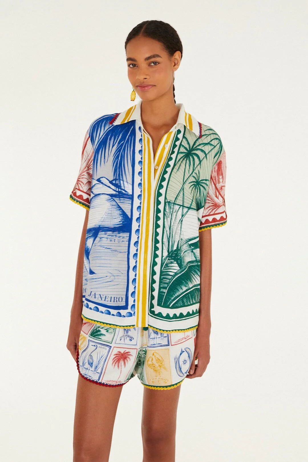 Multicolor Brasil Vintage Shirt - Image 3