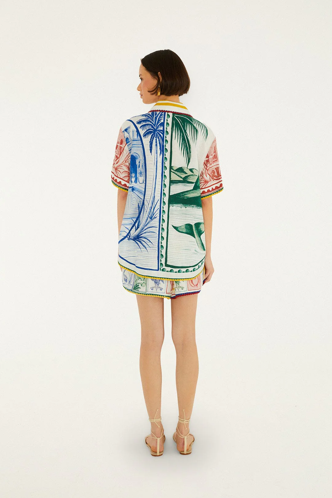 Off-White Brasil Vintage Crochet Shorts - Image 4