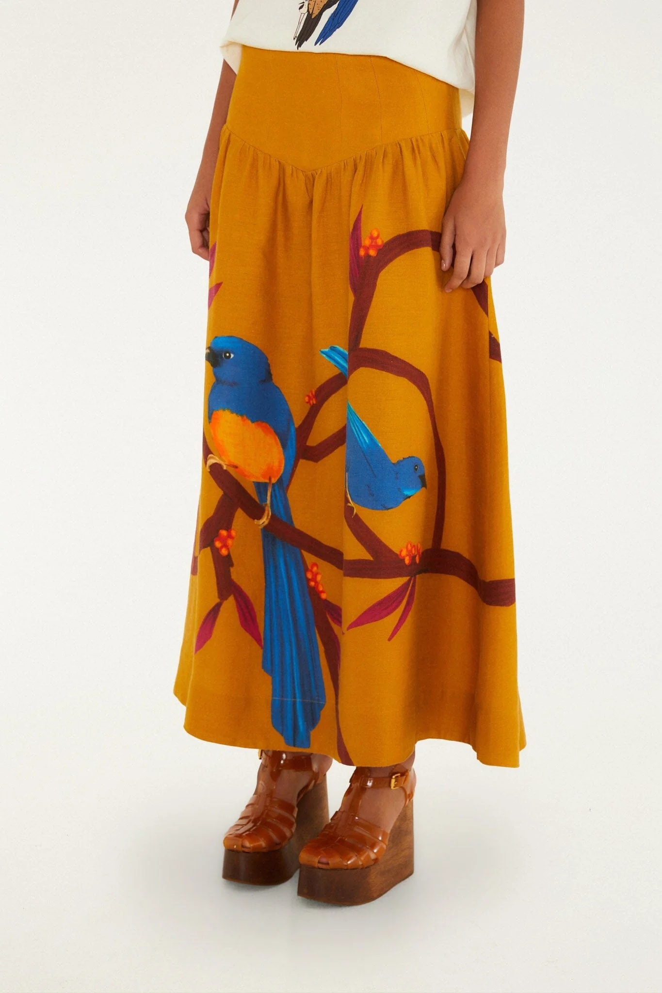 Brown Maxi Skirt - Image 2