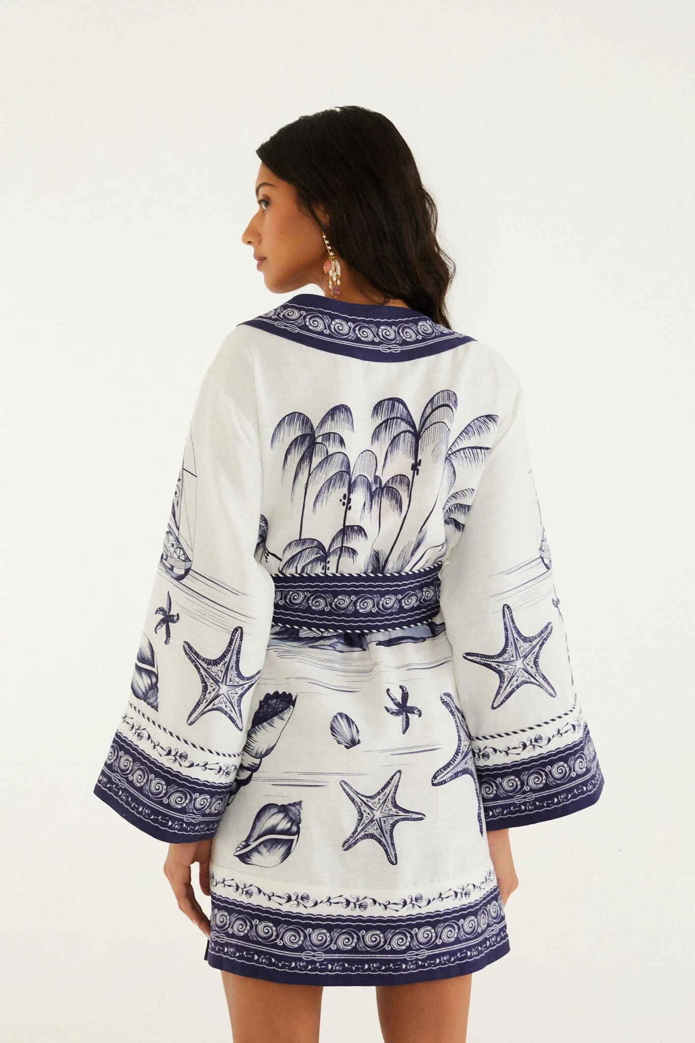 Off-White Coast Scarf  Mini Dress - Image 3