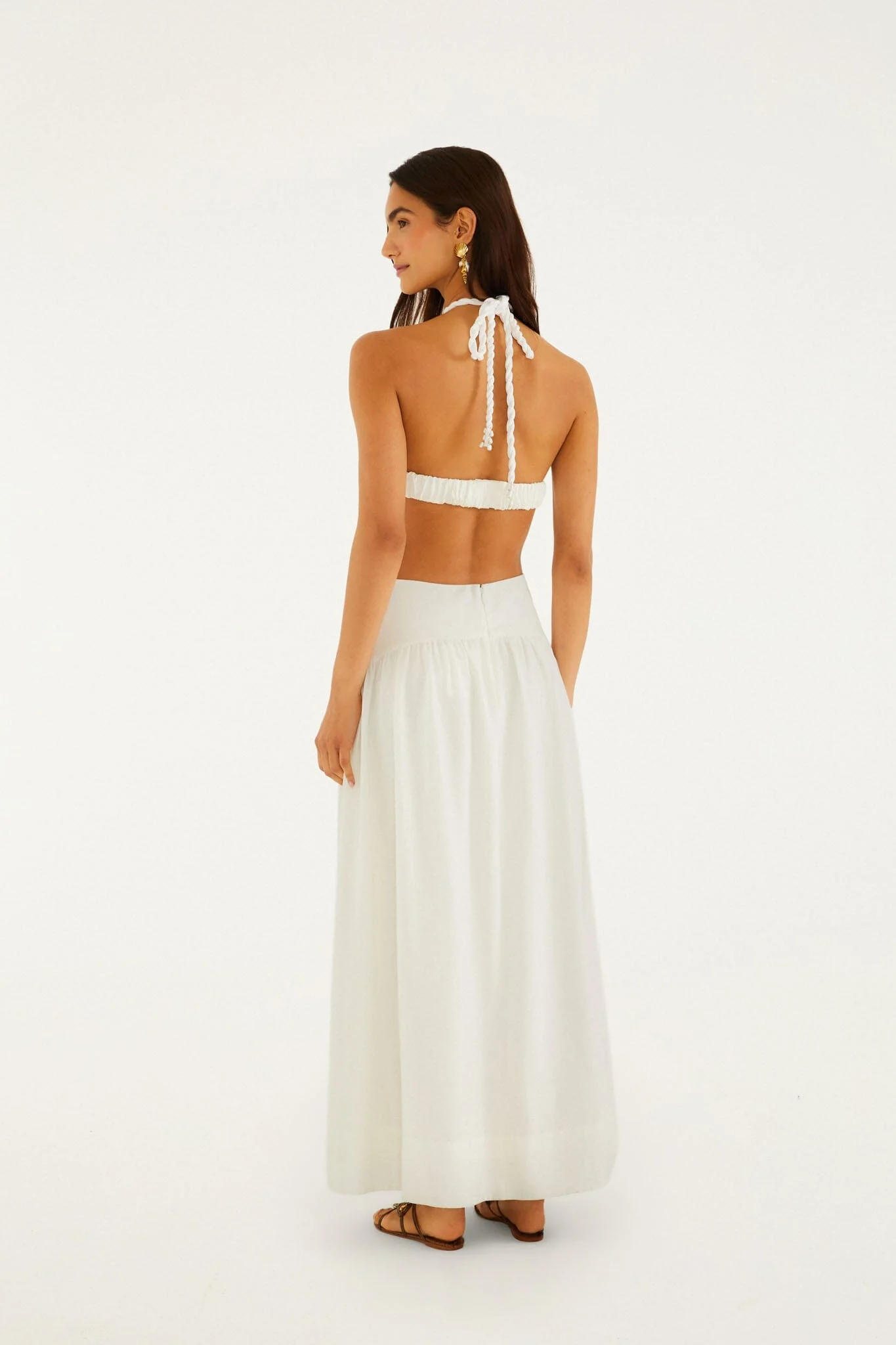 Off-White Coast Stars 3d Bodice Maxi Dress - Image 3