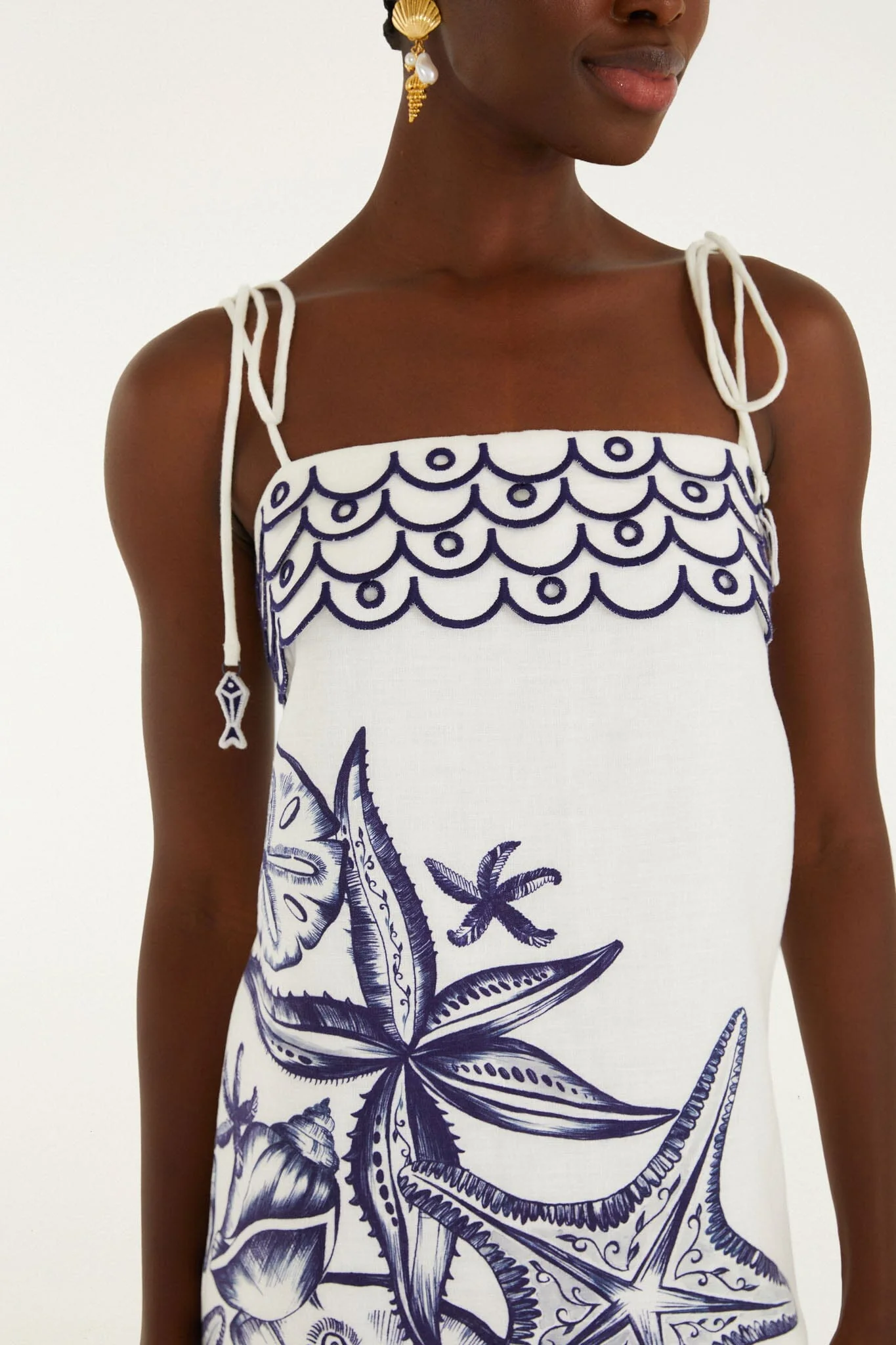 Off-White Coast Stars  Mini Dress - Image 2