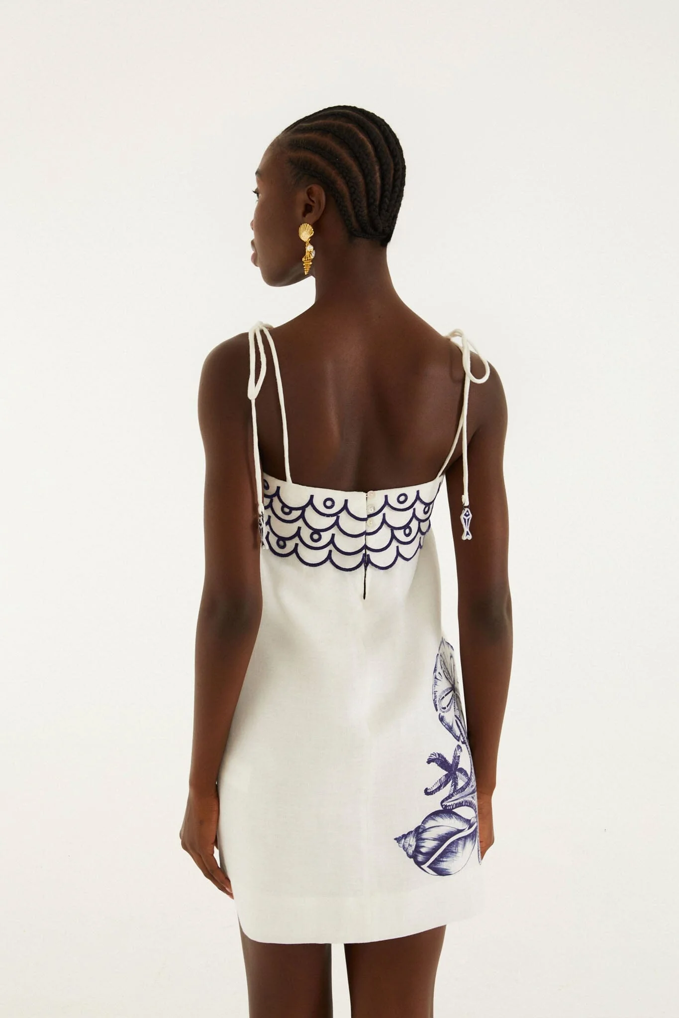 Off-White Coast Stars  Mini Dress - Image 3