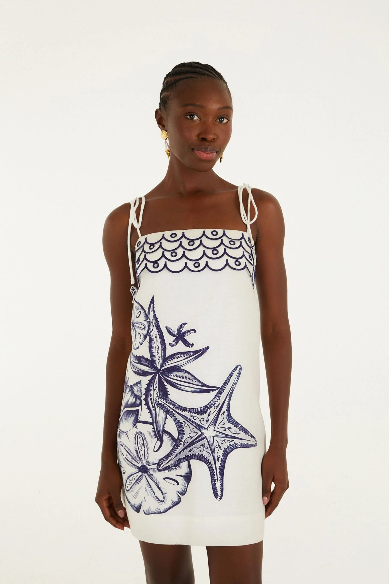 Off-White Coast Stars  Mini Dress - Image 4