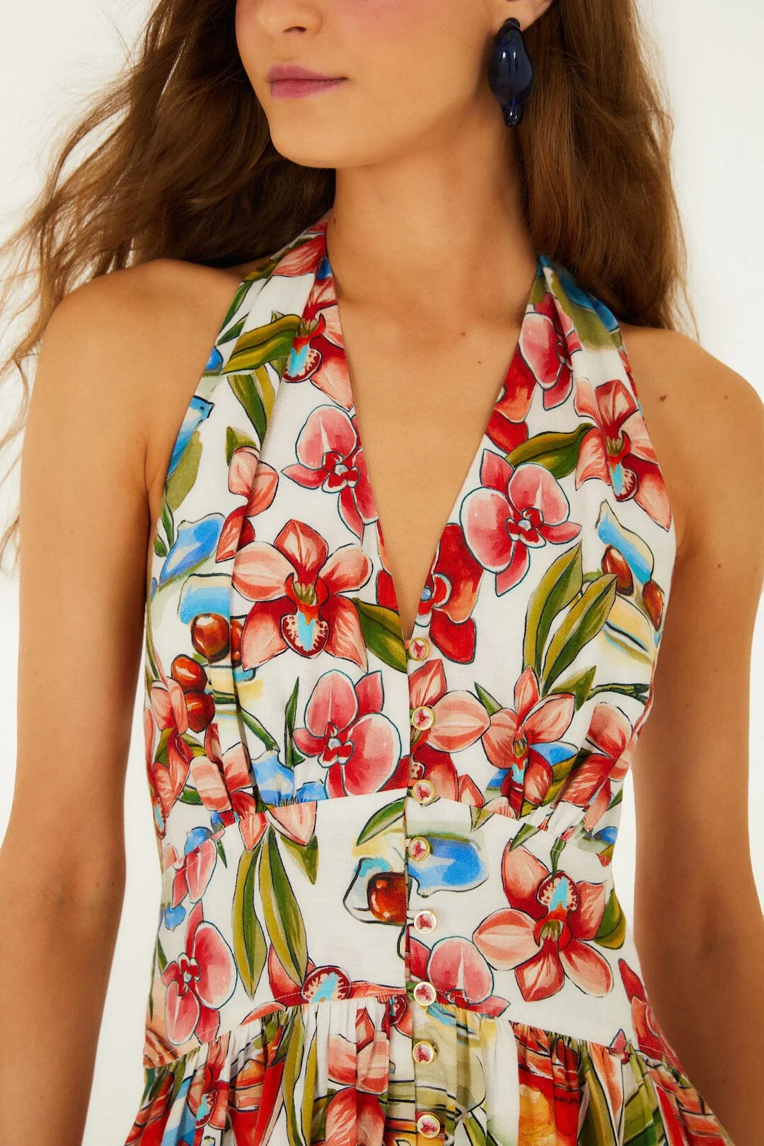 Off-White Cocktail Maxi Dress - Image 2