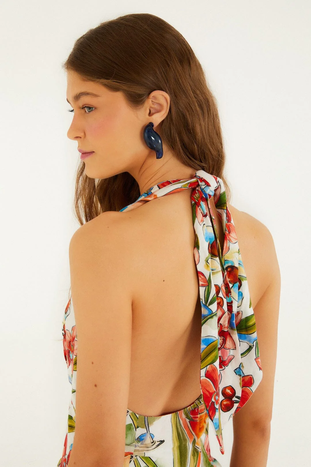 Off-White Cocktail Maxi Dress - Image 4