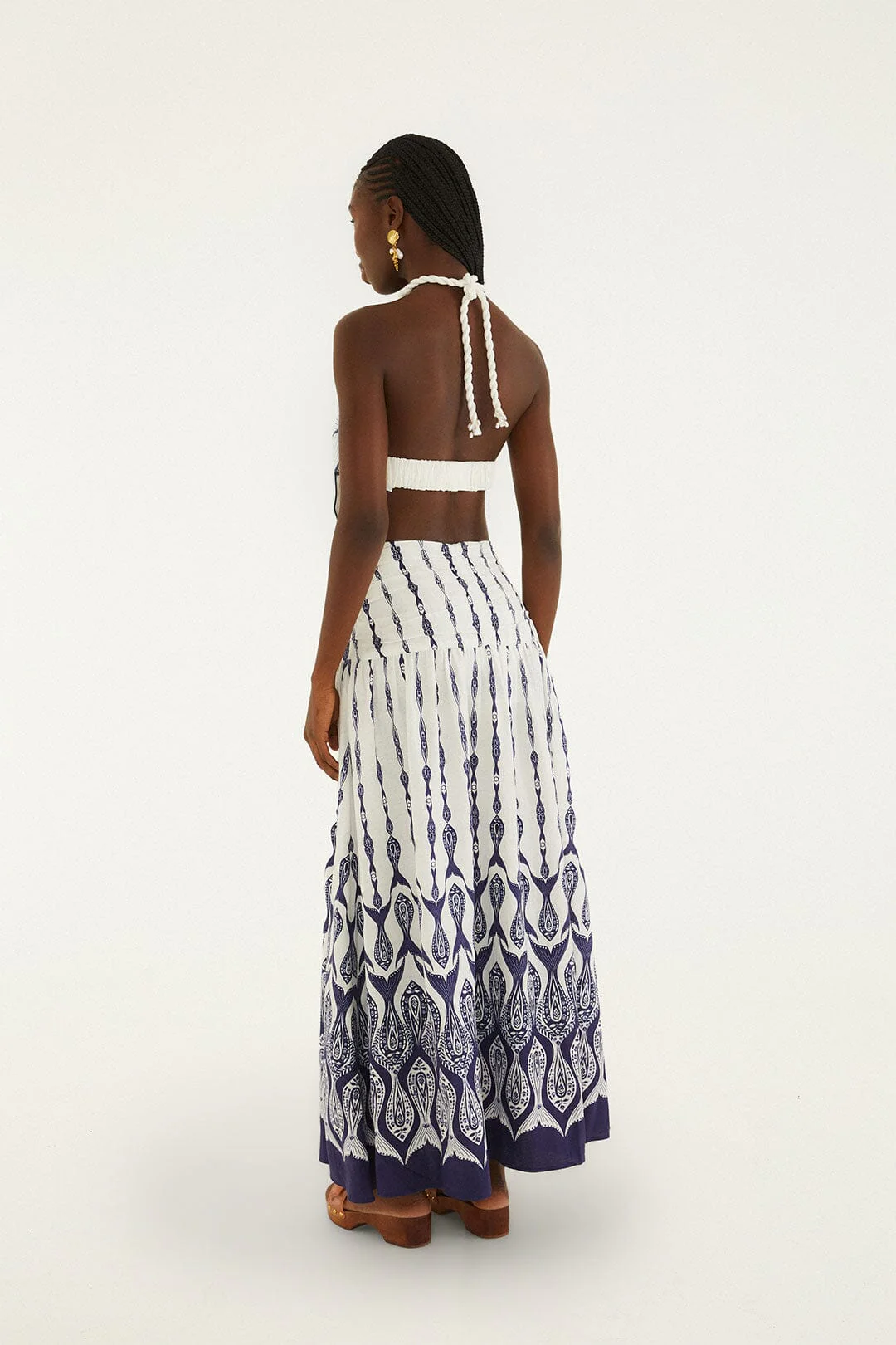 Off-White Fishes Flow Maxi Skirt - Image 3