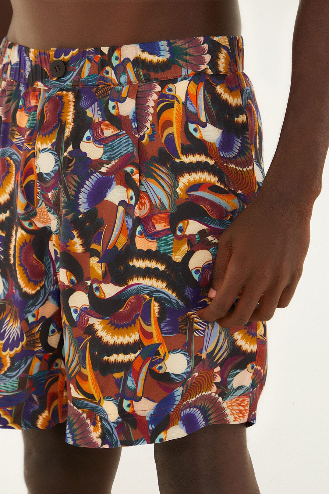Multicolor Flying Toucans Shorts - Image 3