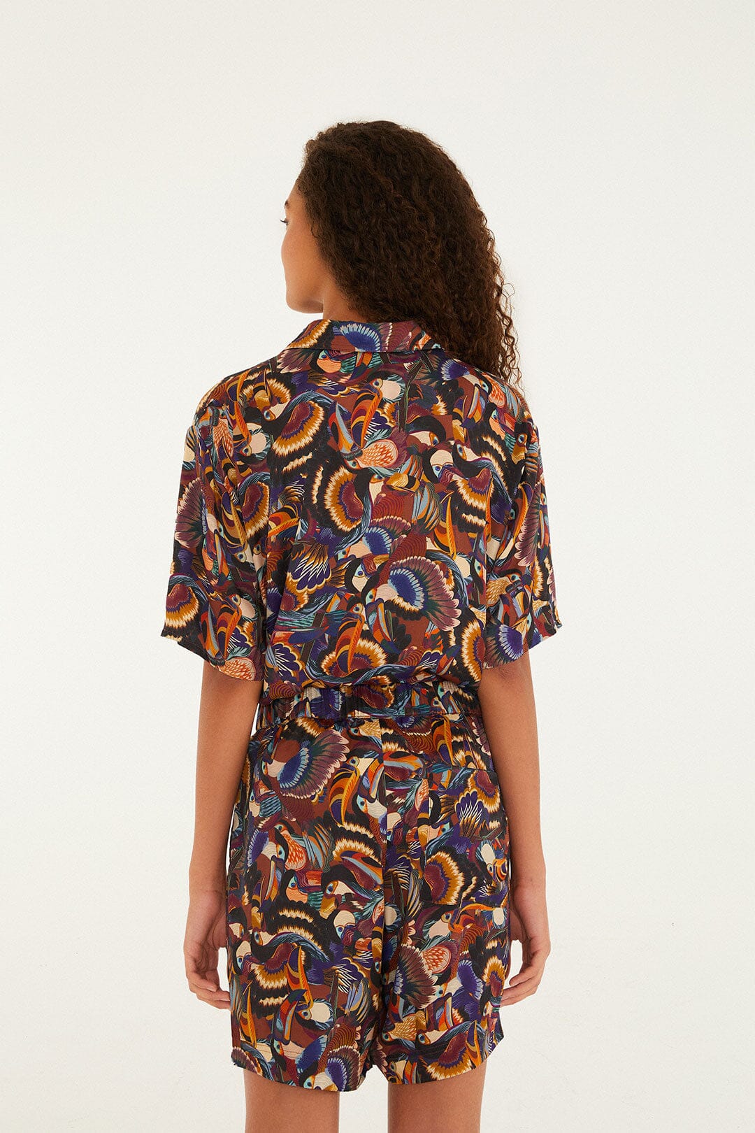 Multicolor Flying Toucans Shorts - Image 4