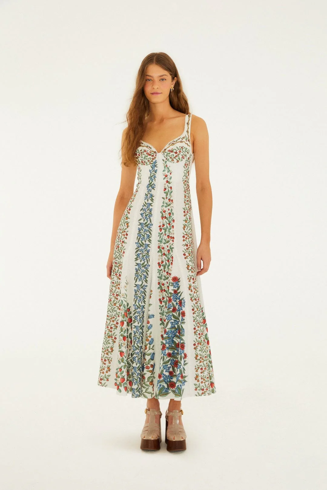 Off-White Fruit Beauty Maxi Dress