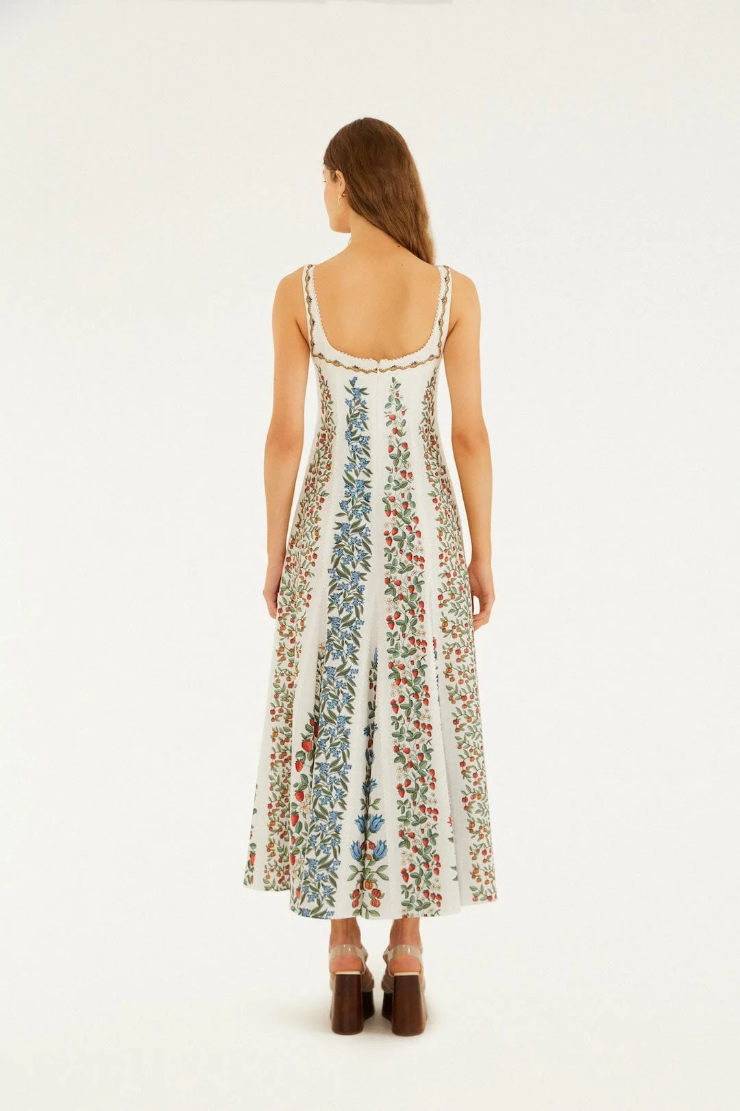 Off-White Fruit Beauty Maxi Dress - Image 3