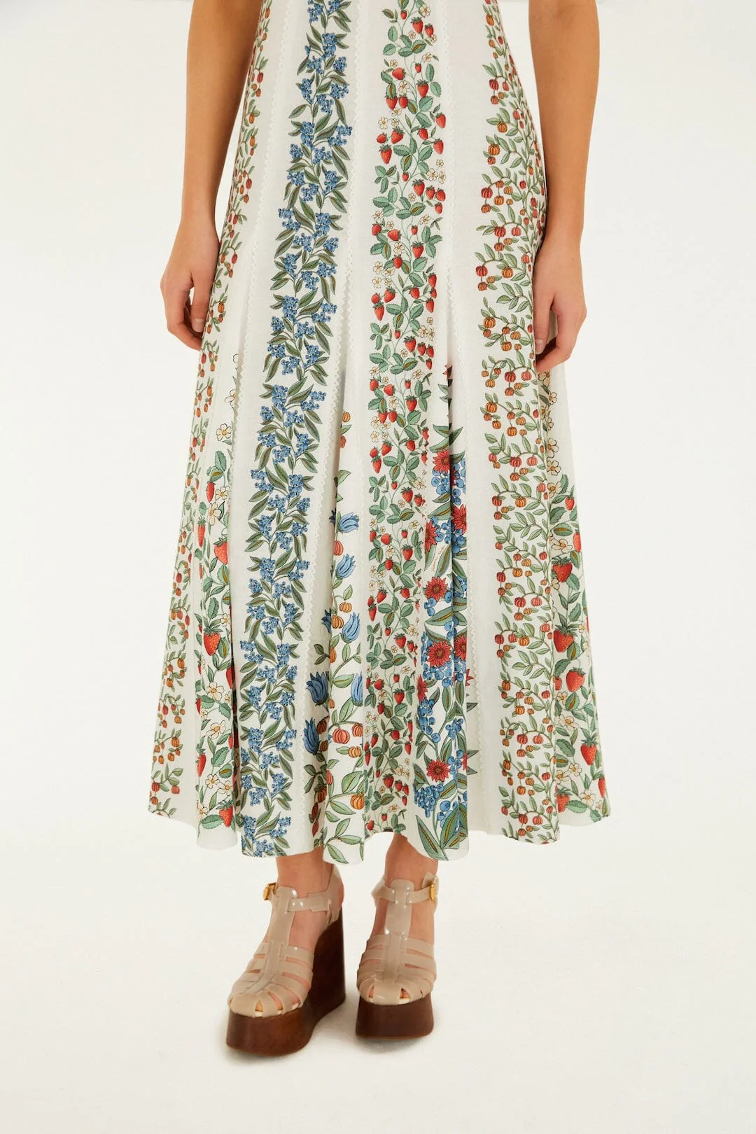 Off-White Fruit Beauty Maxi Dress - Image 4