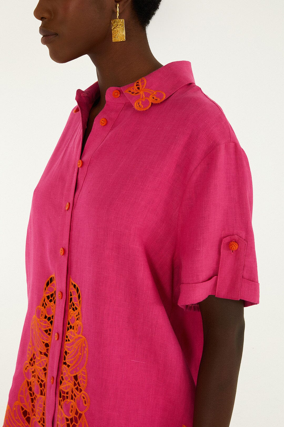 Pink Fruit Richelieu Artisanal Shirt - Image 2