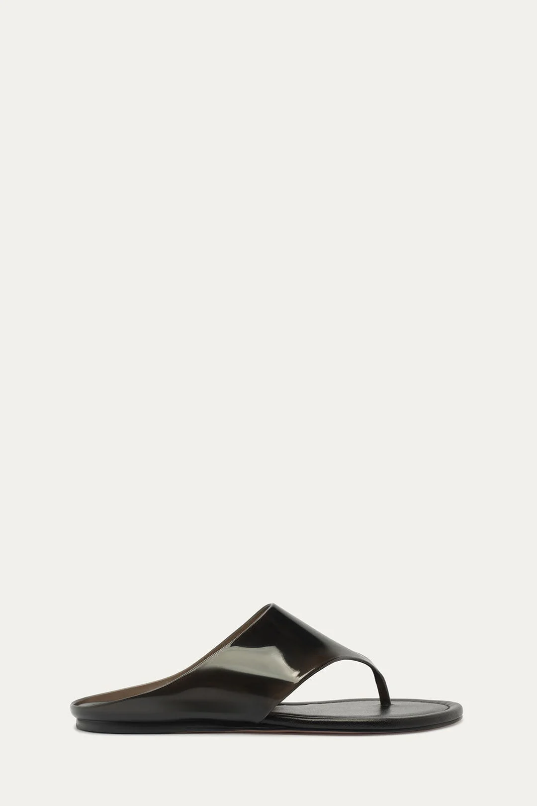 Black Jelly Flat Sandal