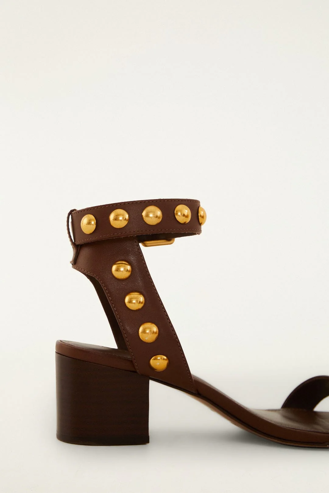 Leather Block Sandal - Image 6