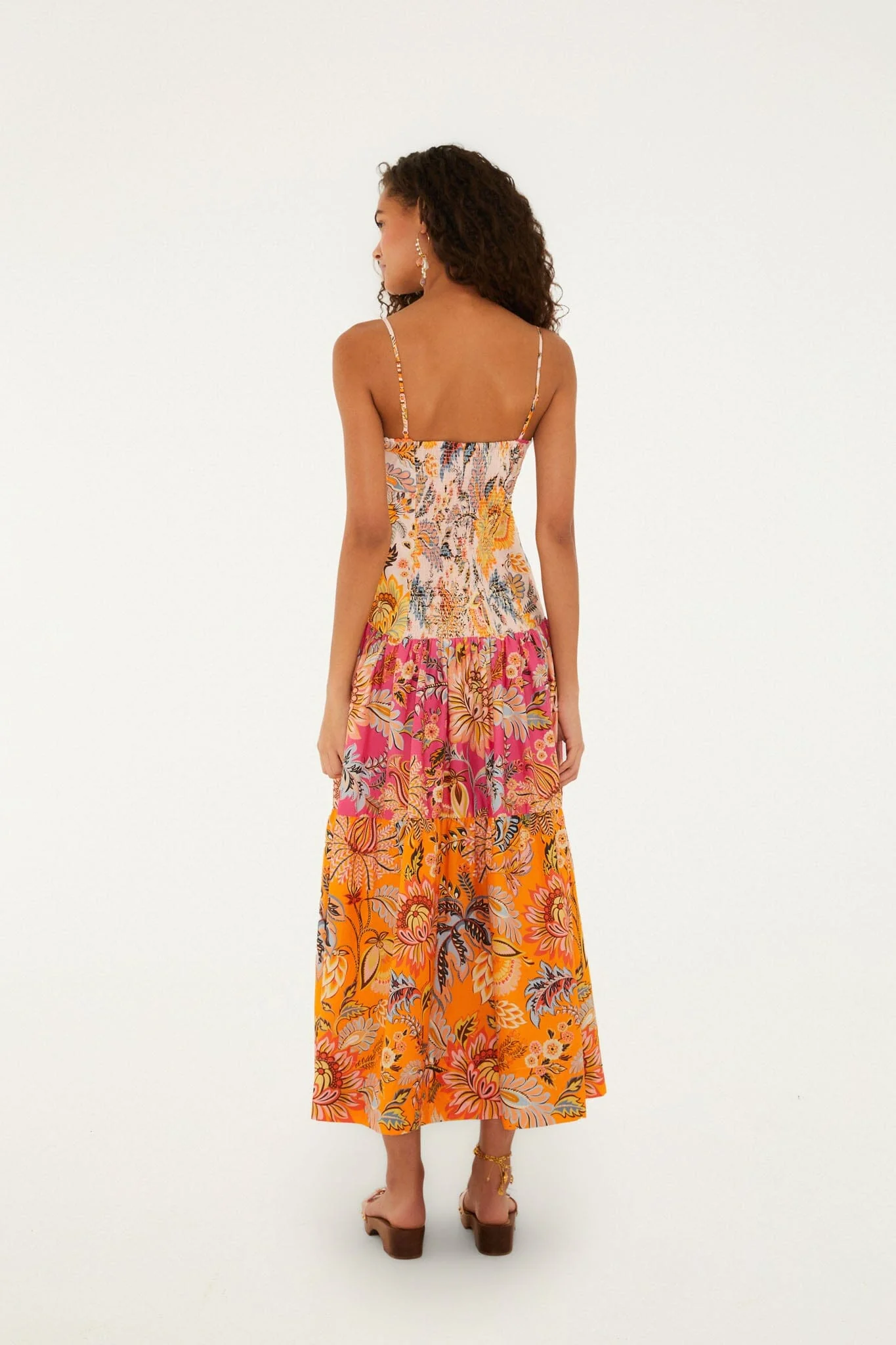 Multicolor Ligia Floral Mix  Maxi Dress - Image 3