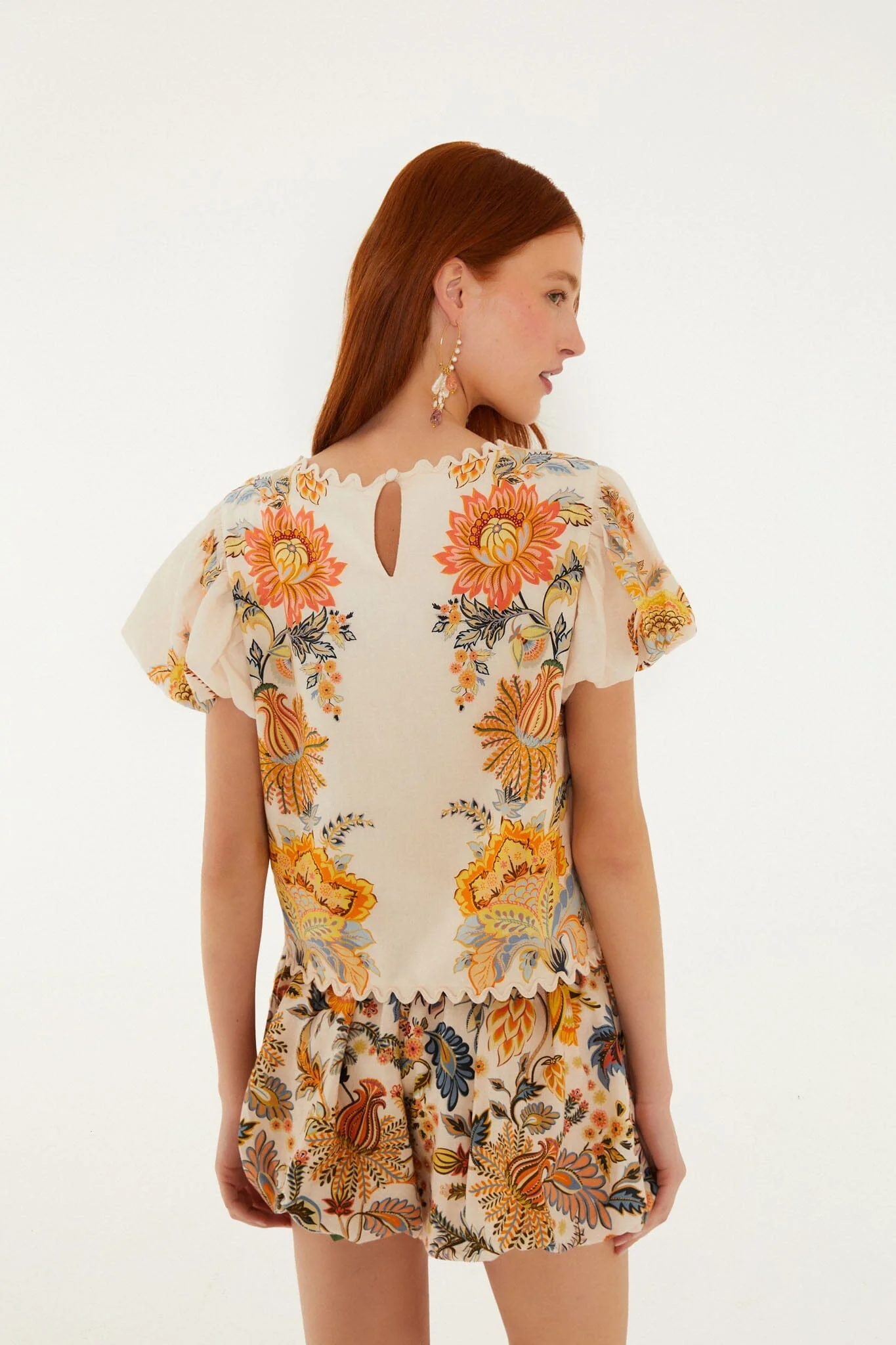 Light Pink Ligia Short Sleeve Blouse - Image 4