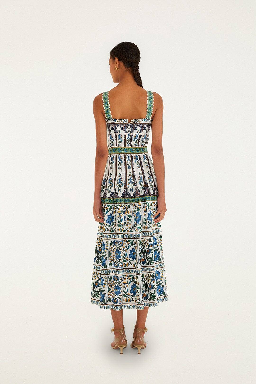 Off-White Manoela Belted Maxi Dress - Image 3