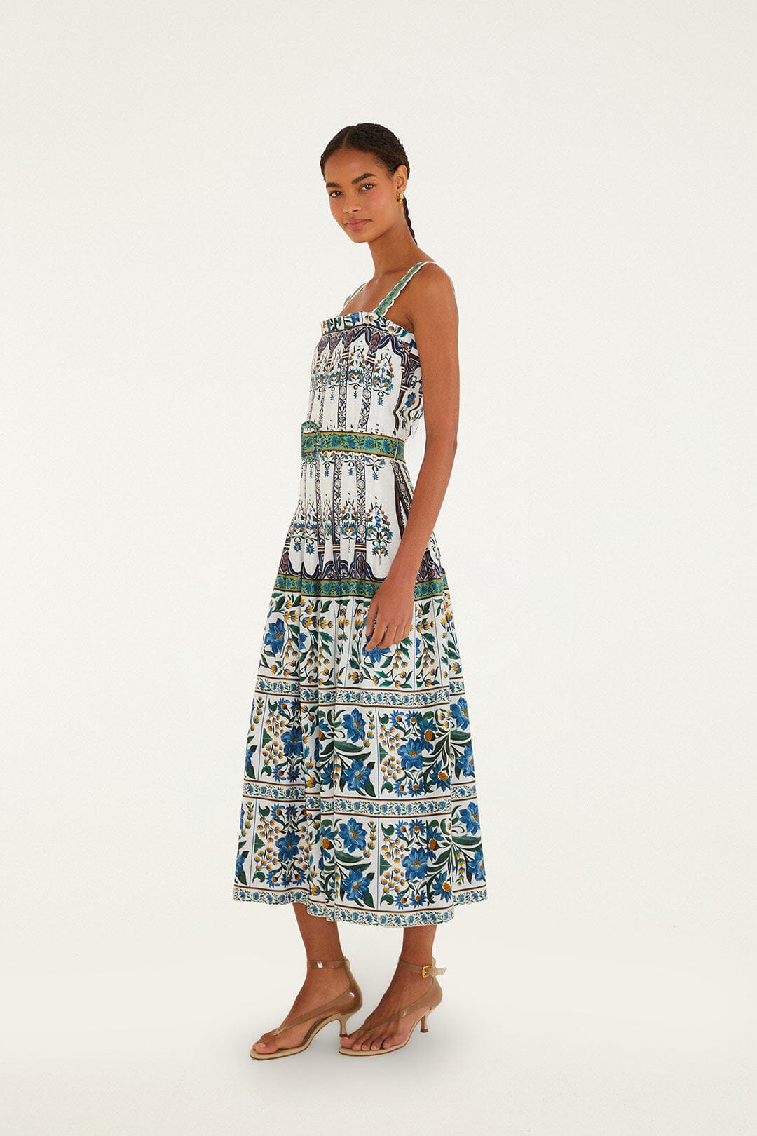 Off-White Manoela Belted Maxi Dress - Image 4