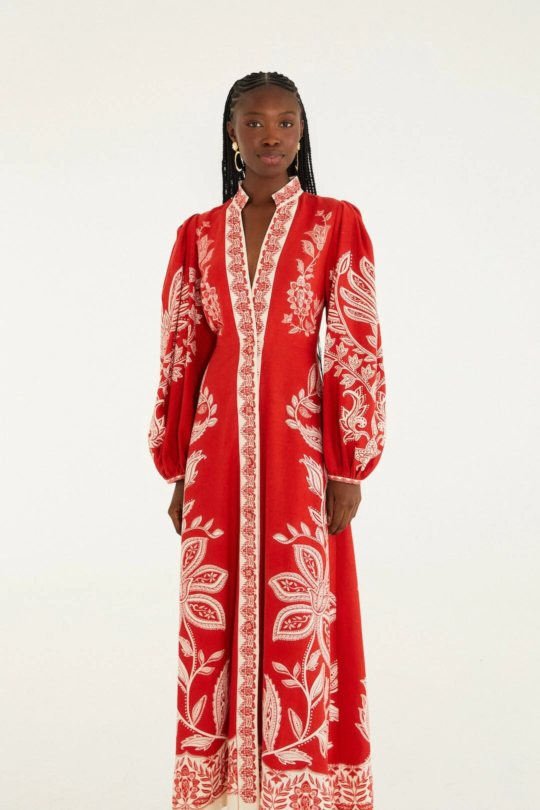 Red Miranda Maxi Dress - Image 4