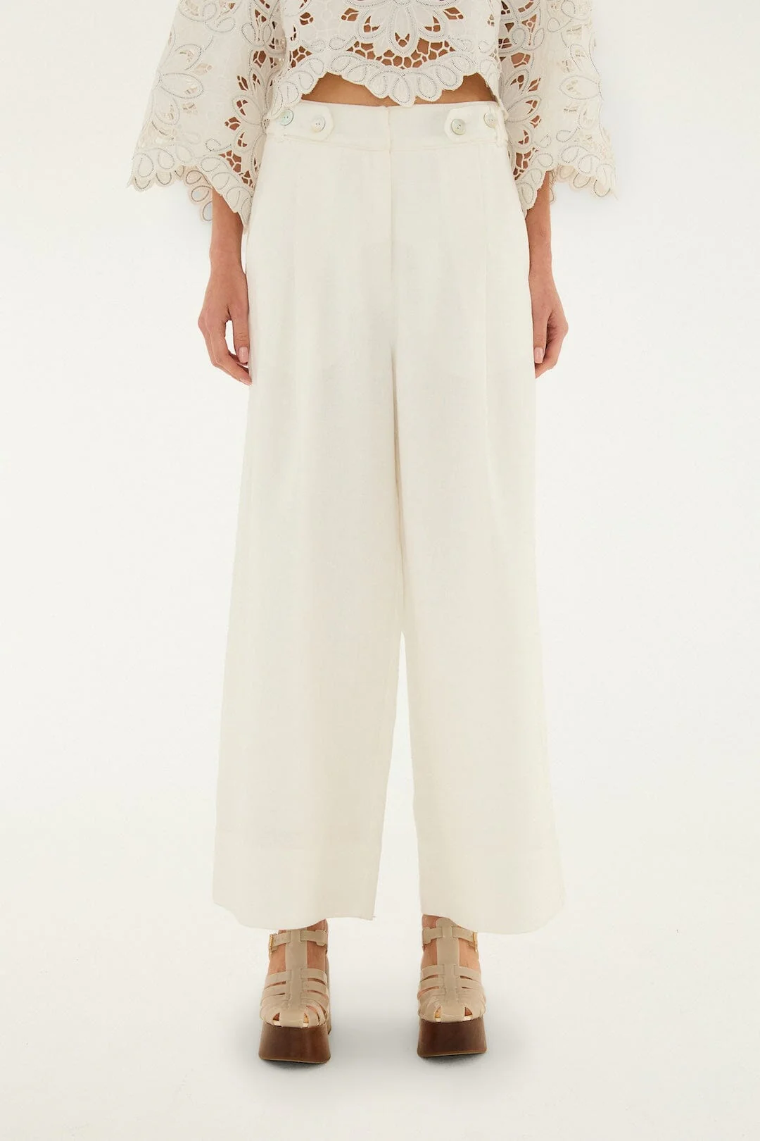 Off-White High Waisted Pants - Image 2