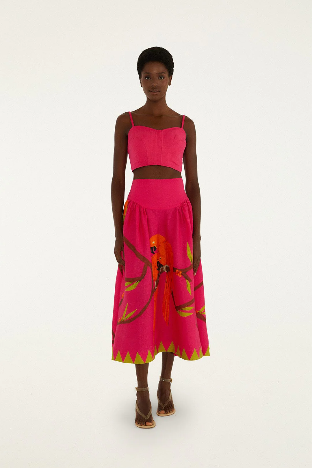 Pink  Maxi Skirt - Image 2