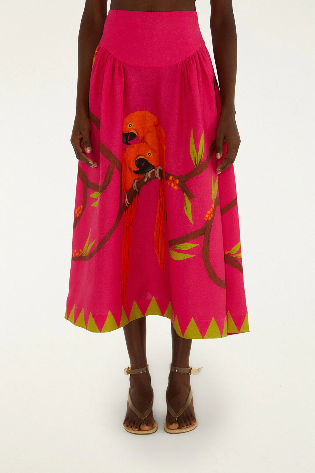 Pink  Maxi Skirt - Image 3