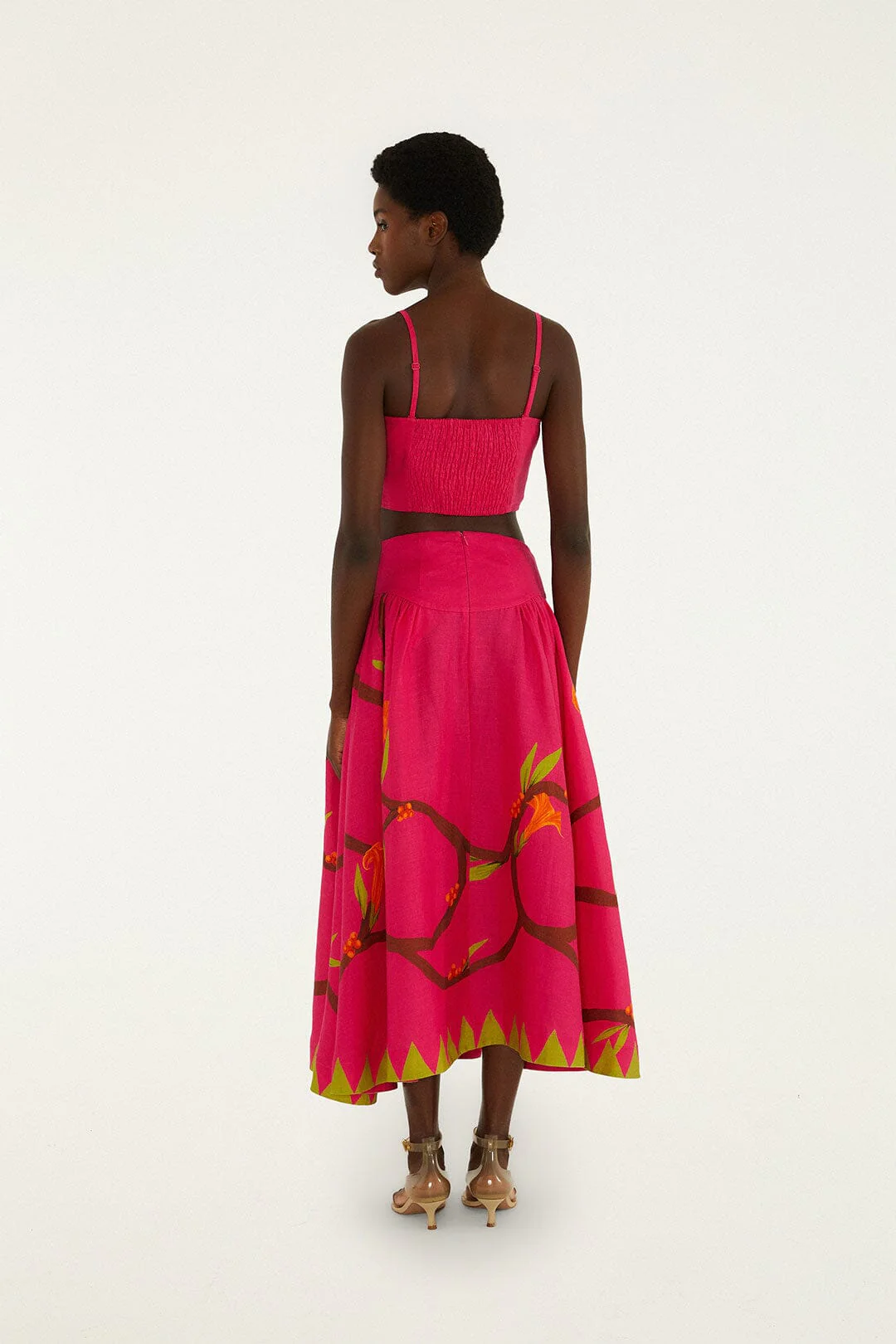 Pink  Maxi Skirt - Image 4