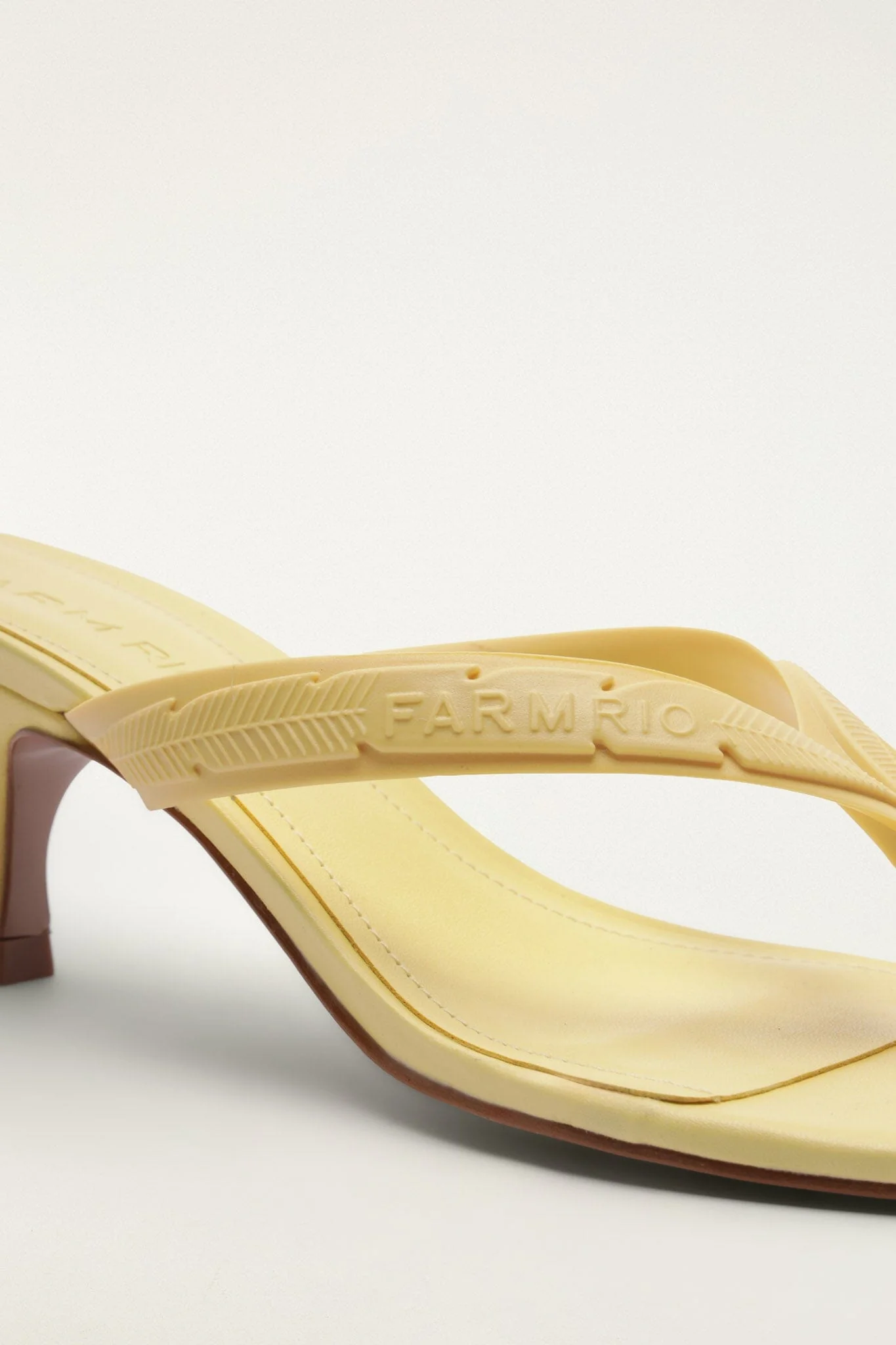 Yellow Rob Kitten Heeled Sandal - Image 4