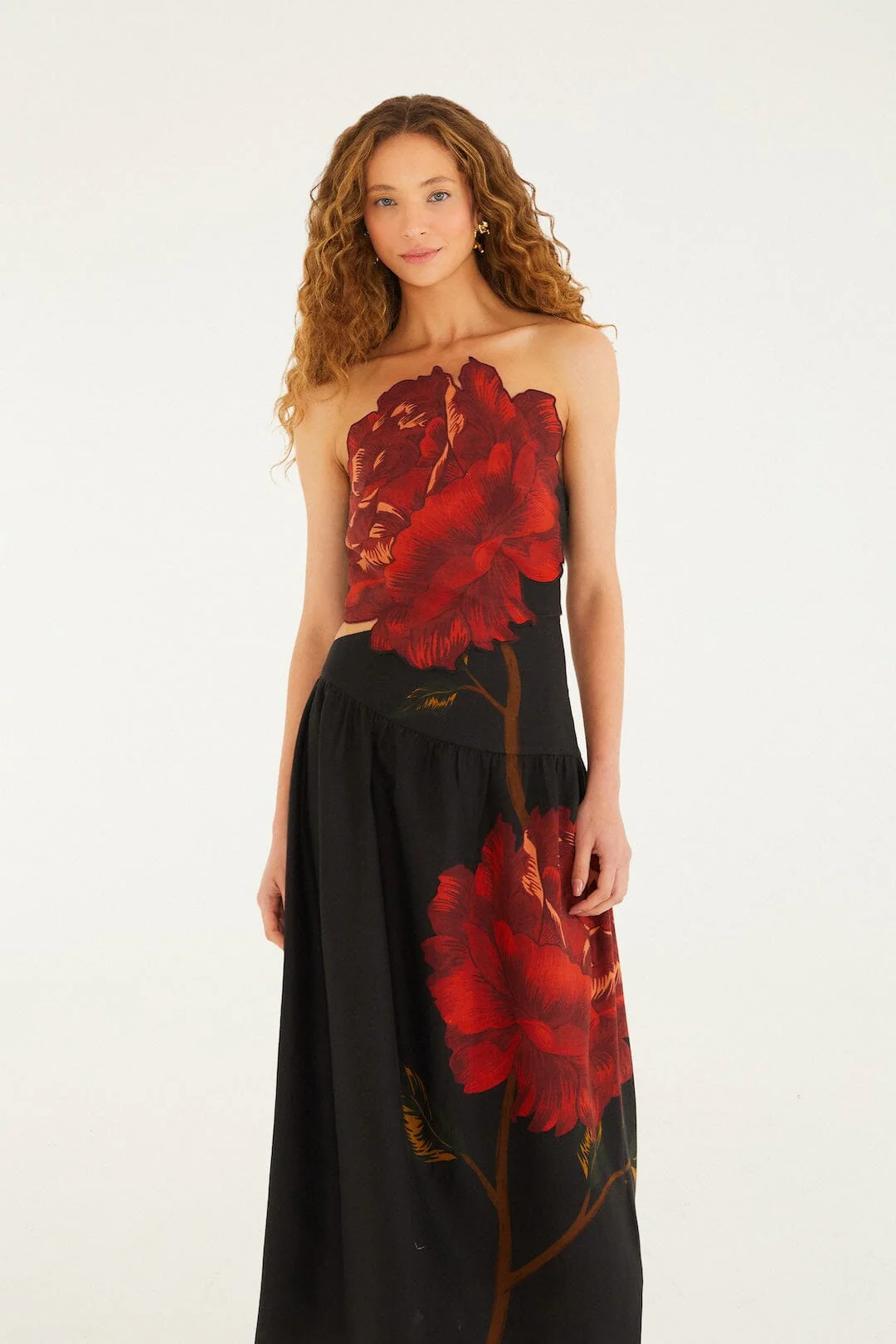 Black Rosalia Artisanal Midi Dress - Image 4
