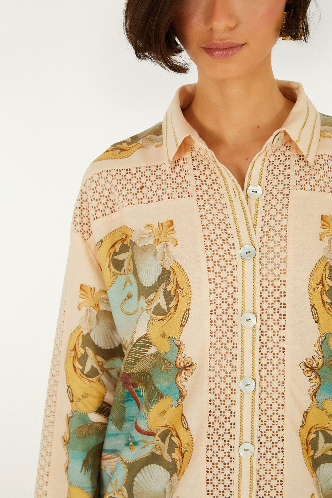 Sand Royal Sea Crochet Shirt - Image 2