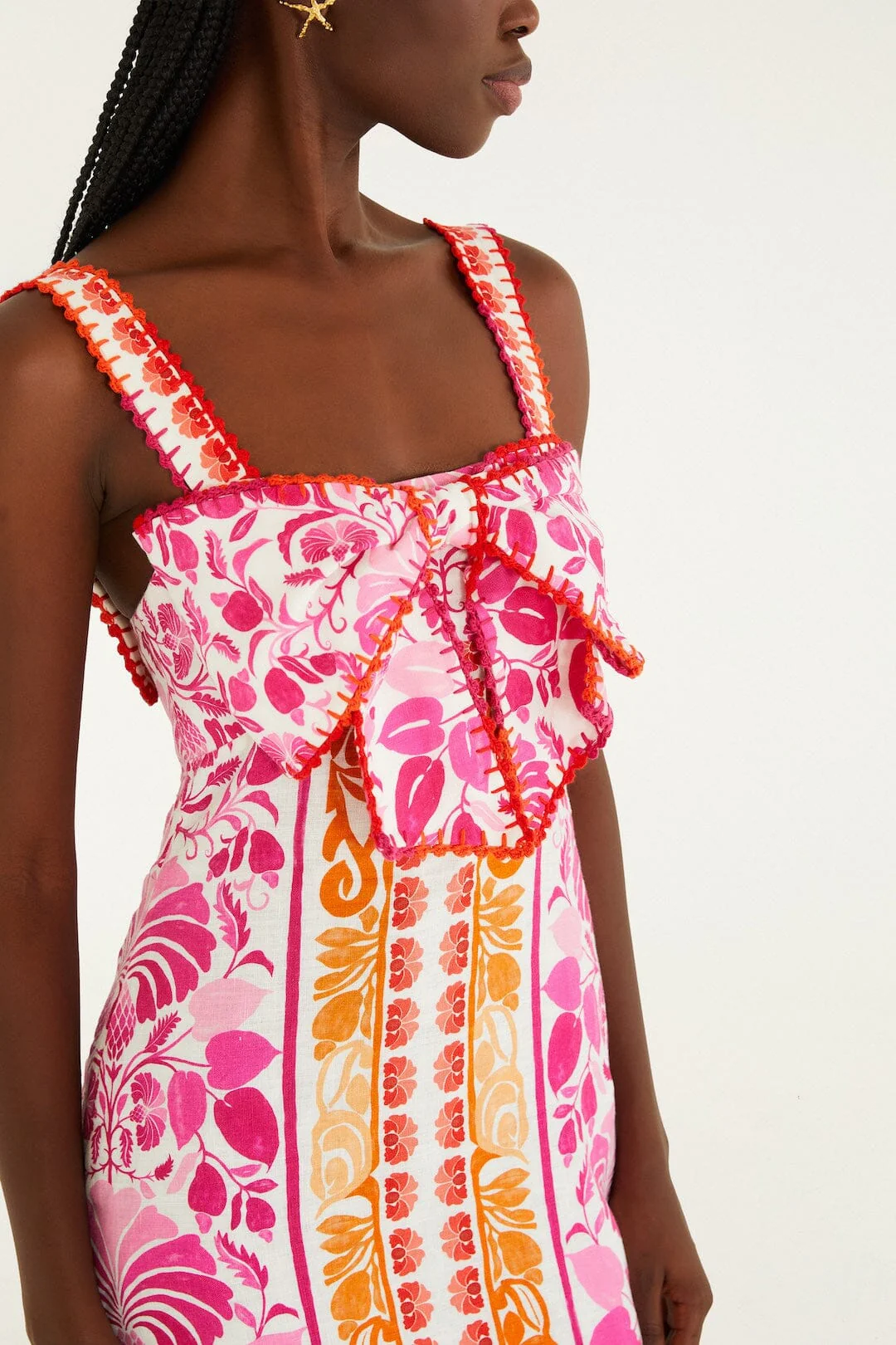Off-White Santorini Crochet Mini Dress - Image 2