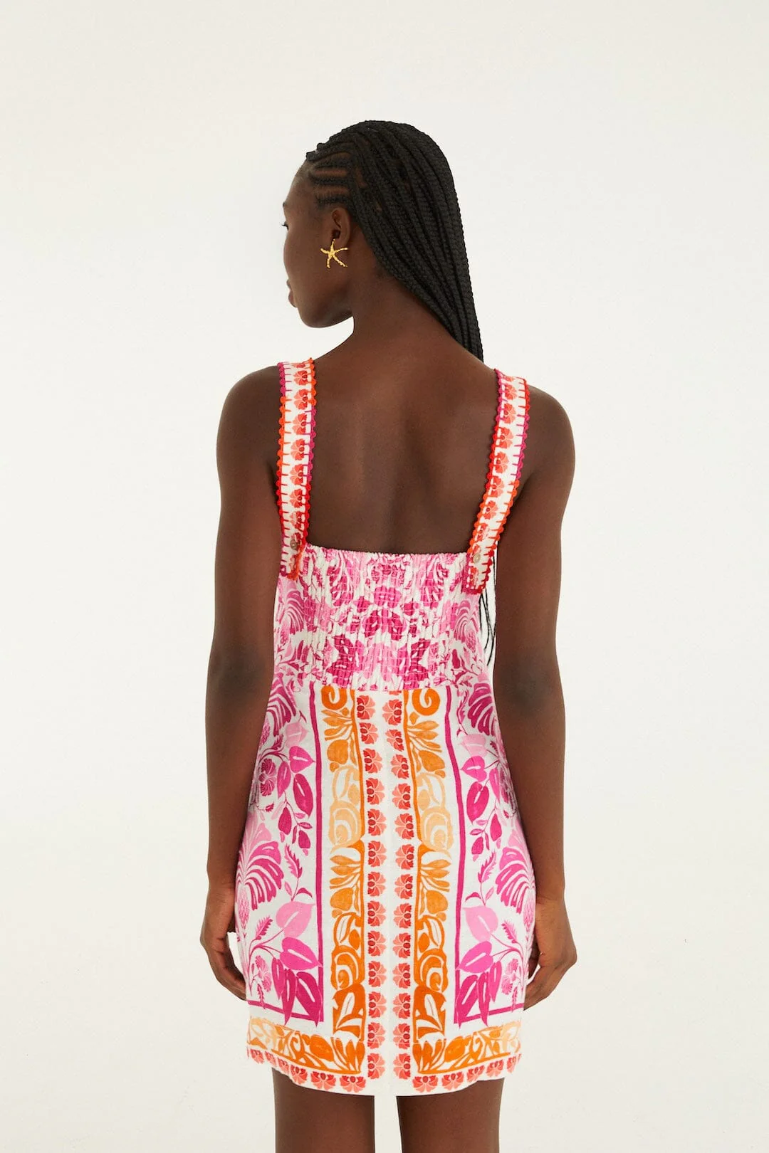 Off-White Santorini Crochet Mini Dress - Image 3