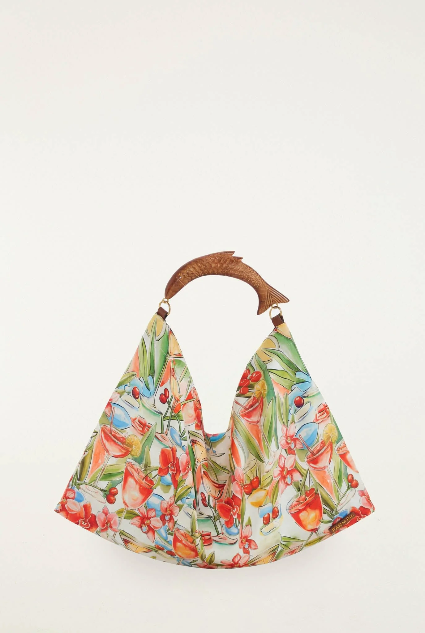 Off-White Drinks Satin Mini Scarf Bag