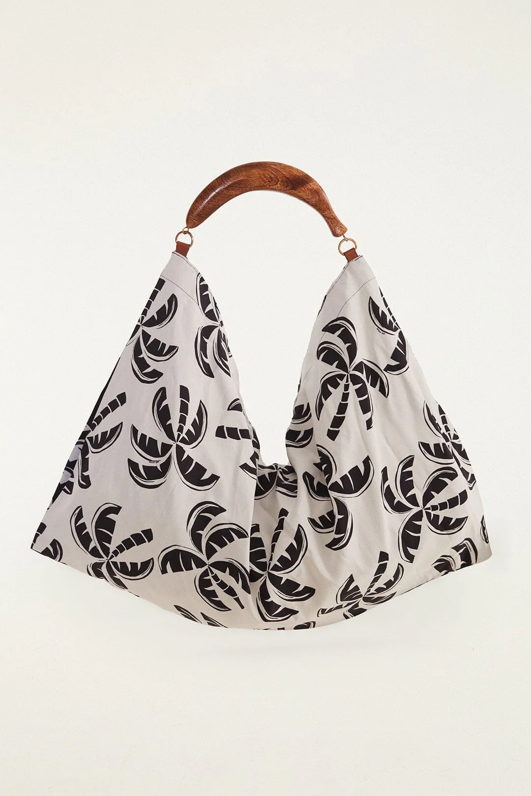 Black And White Scarf Tote Bag - Image 3