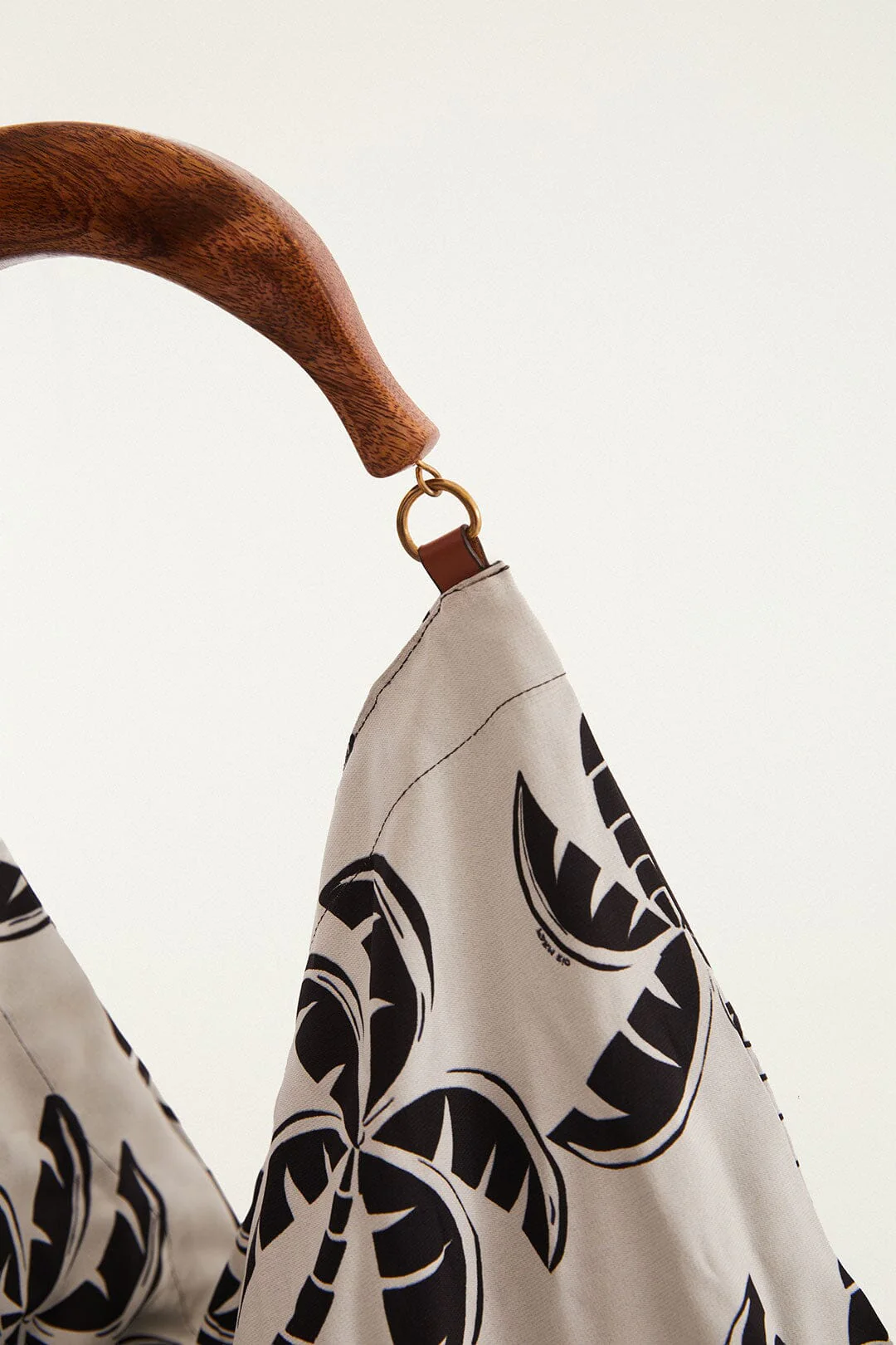 Black And White Scarf Tote Bag - Image 4