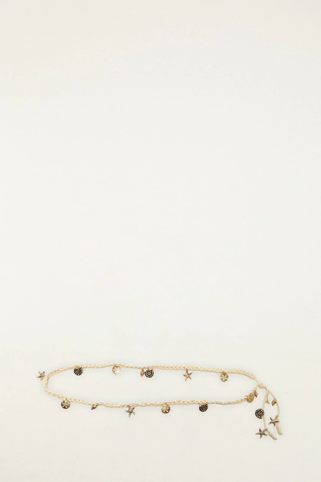 Beige Sea Rope Belt