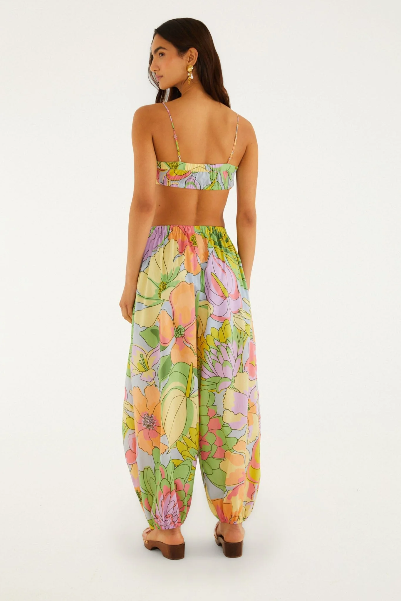 Multicolor Spring Affair  Balloon Pants - Image 3